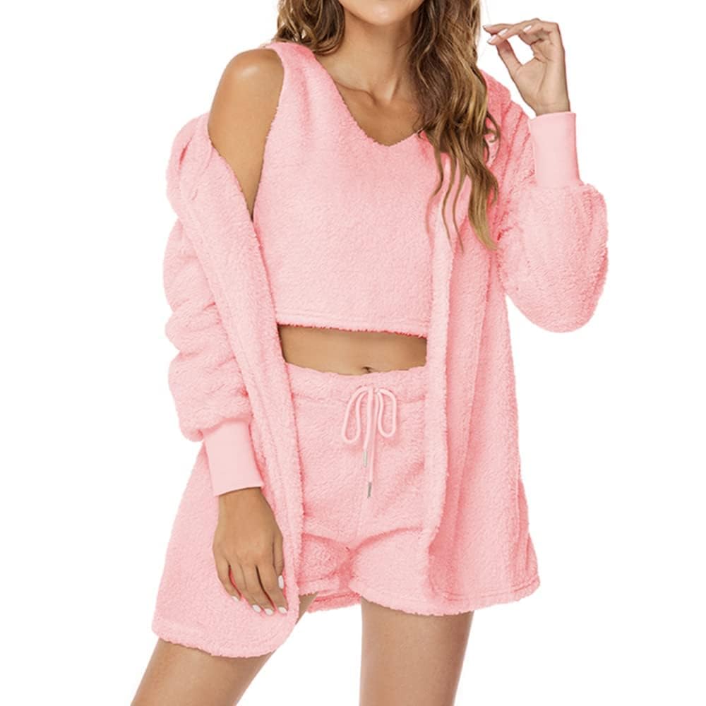 3 Piece Fuzzy Pajamas