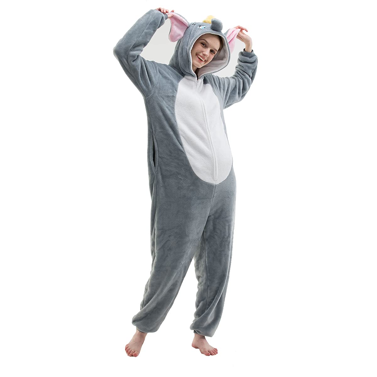 COSUSKET Snug Fit Unisex Adult Onesie Pajamas