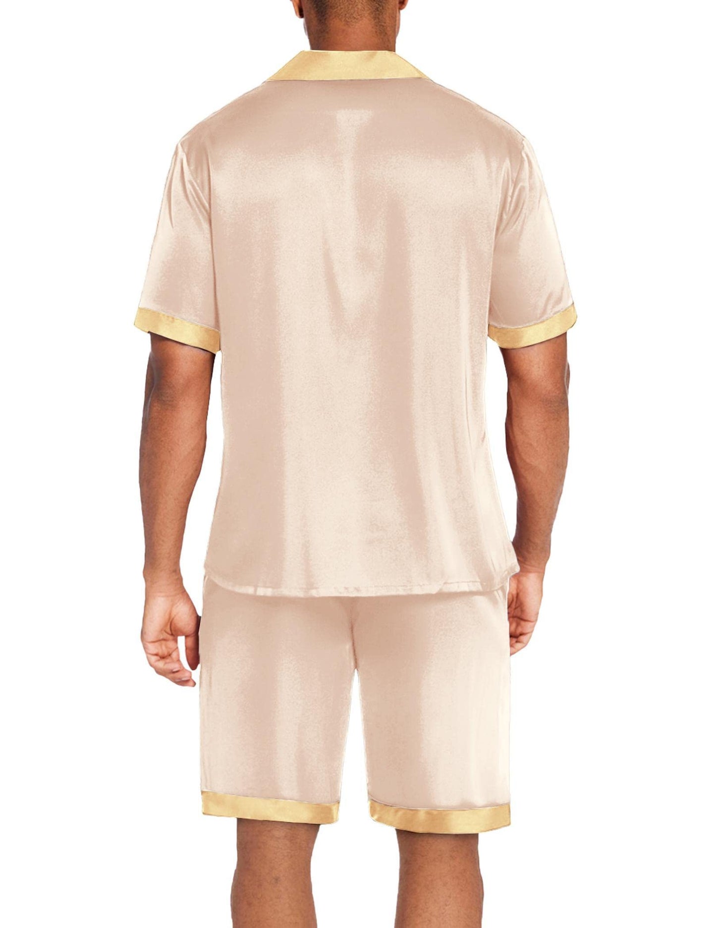 Ekouaer Satin Silk Pajamas Set with Pockets