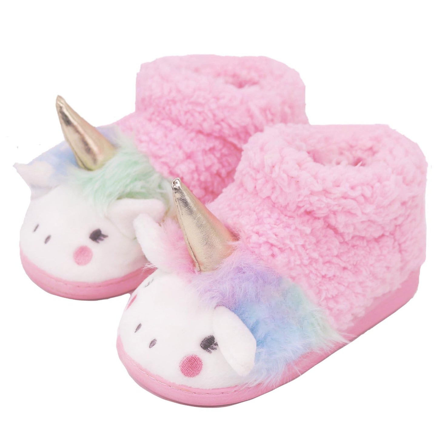 Girls Unicorn Toddler House Slippers