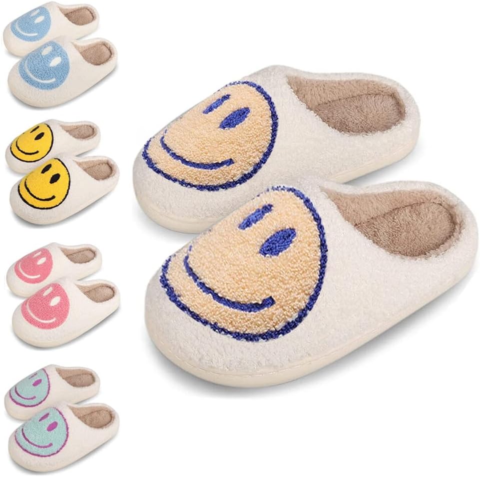 Kid's Smiley Face Slippers