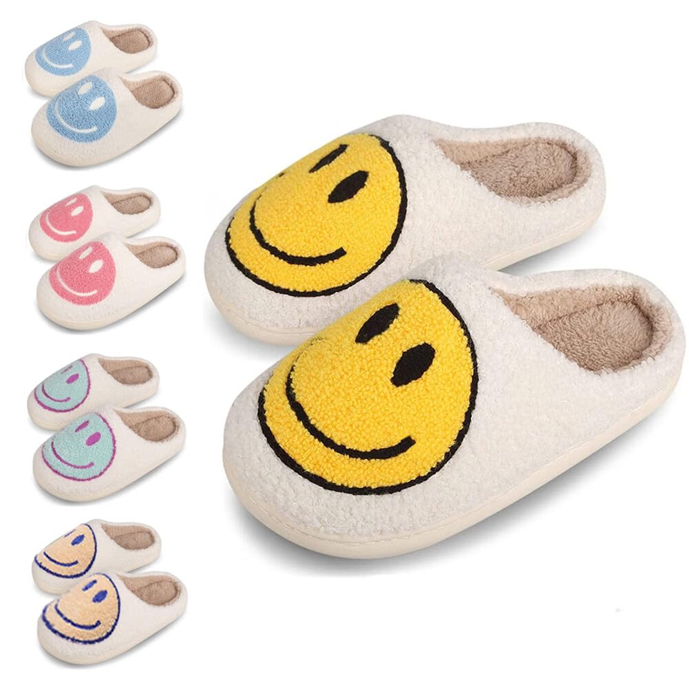 Kid's Smiley Face Slippers