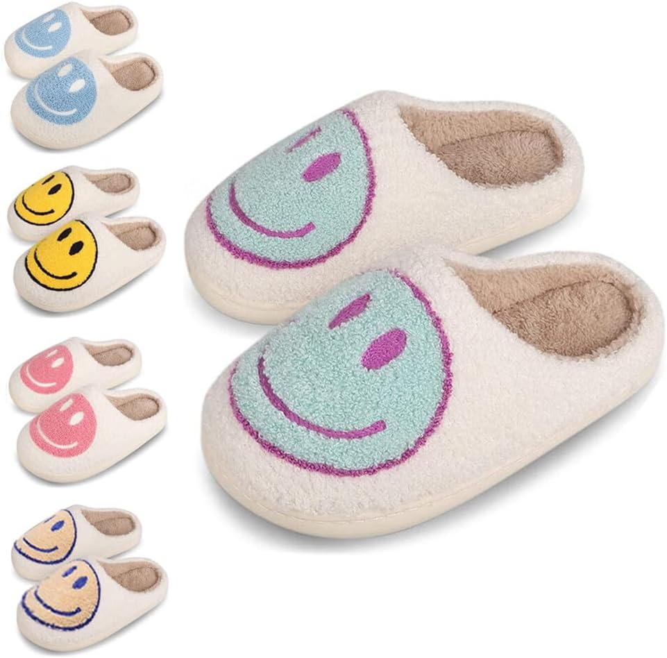 Kid's Smiley Face Slippers