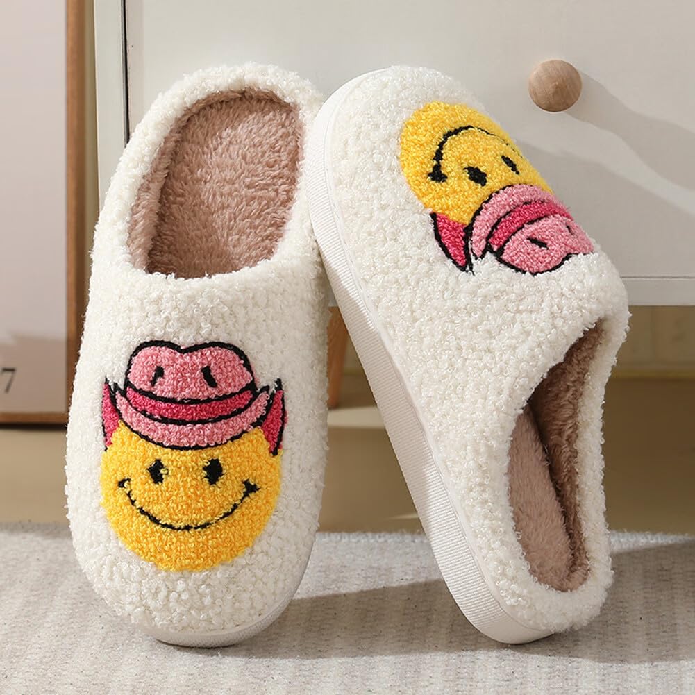 Kid's Smiley Face Slippers