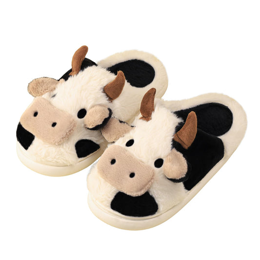 Gaolinci Cow Cotton Slippers