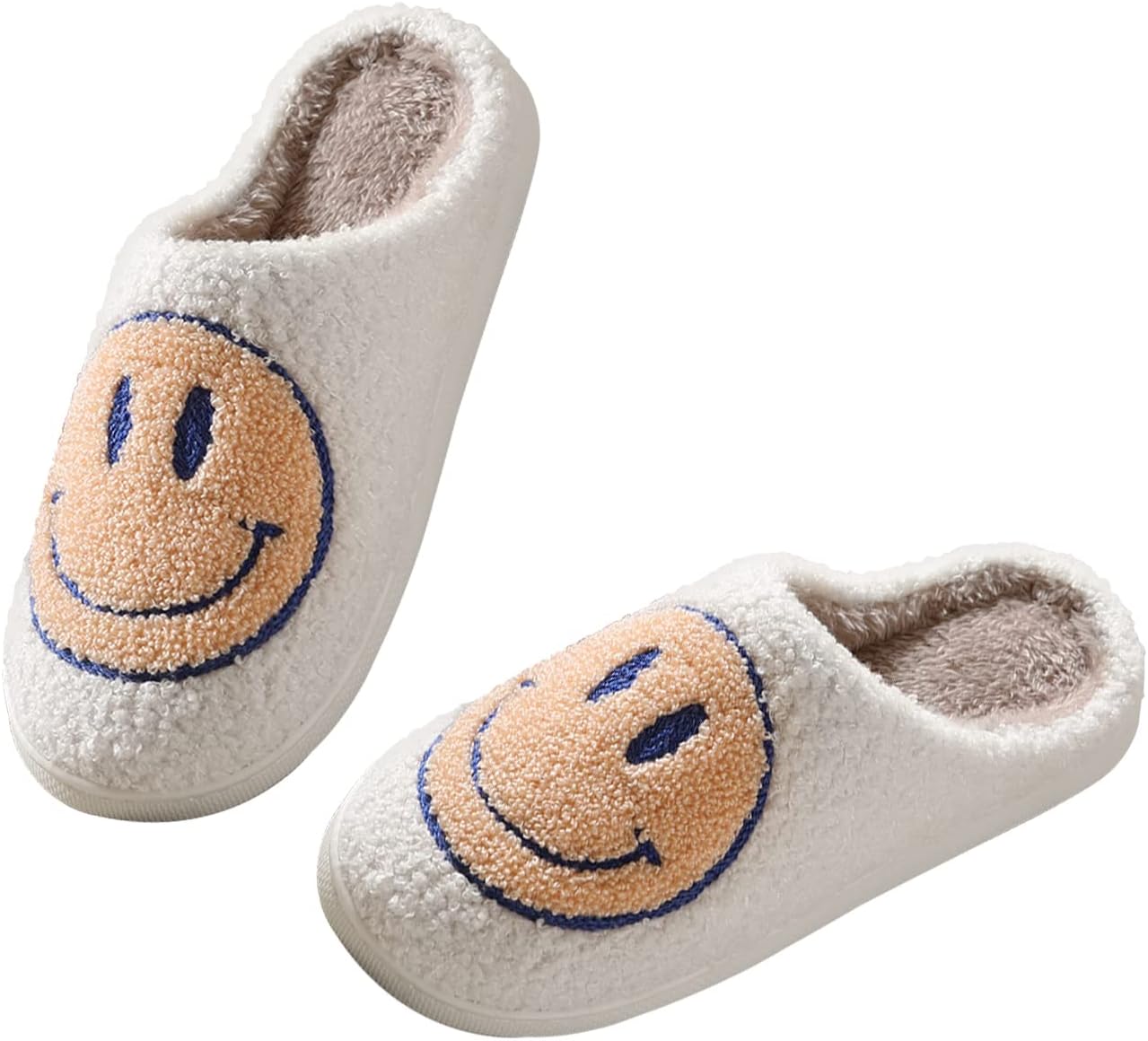 Women Smiley Face Slippers