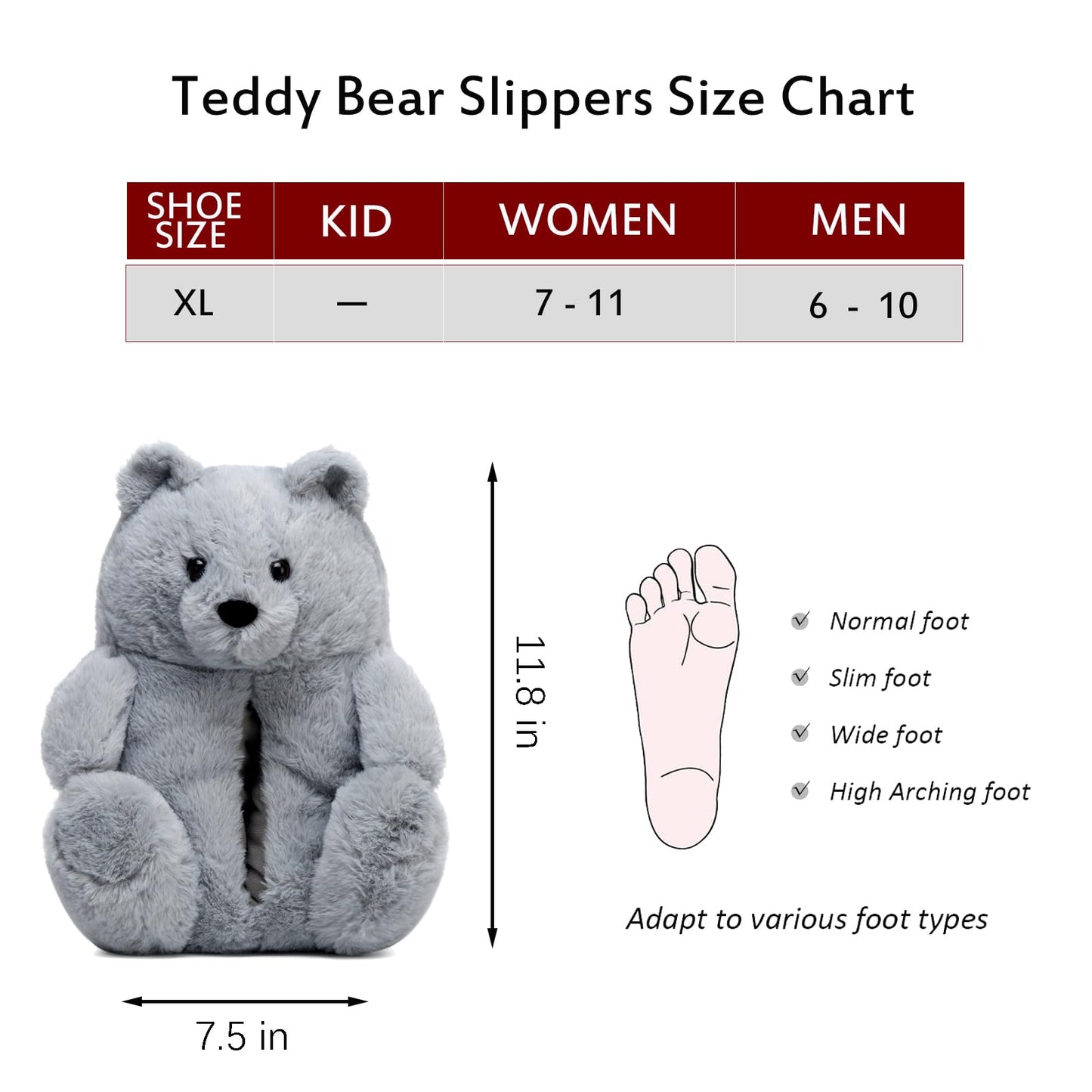 Teddy Bear Slippers