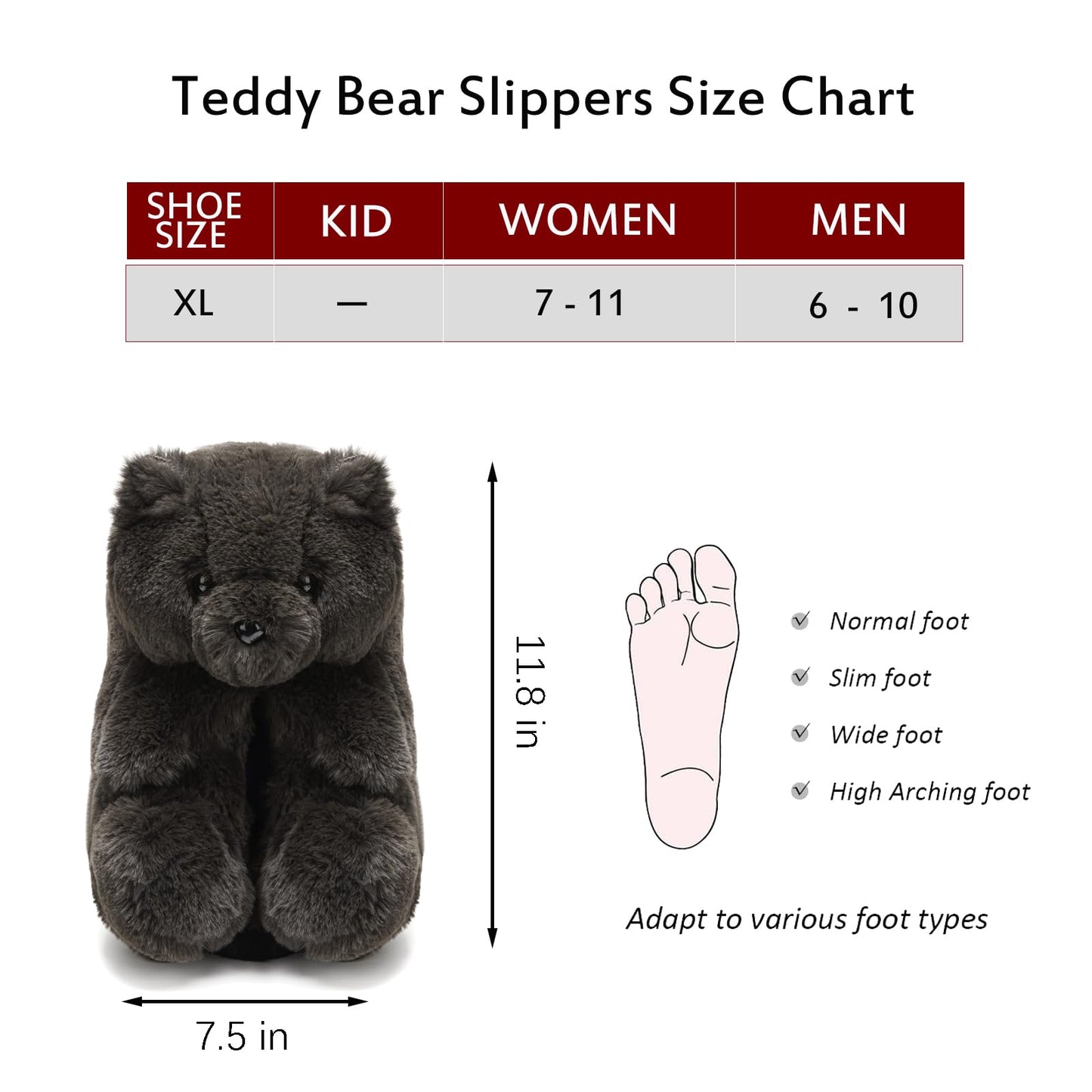 Teddy Bear Slippers