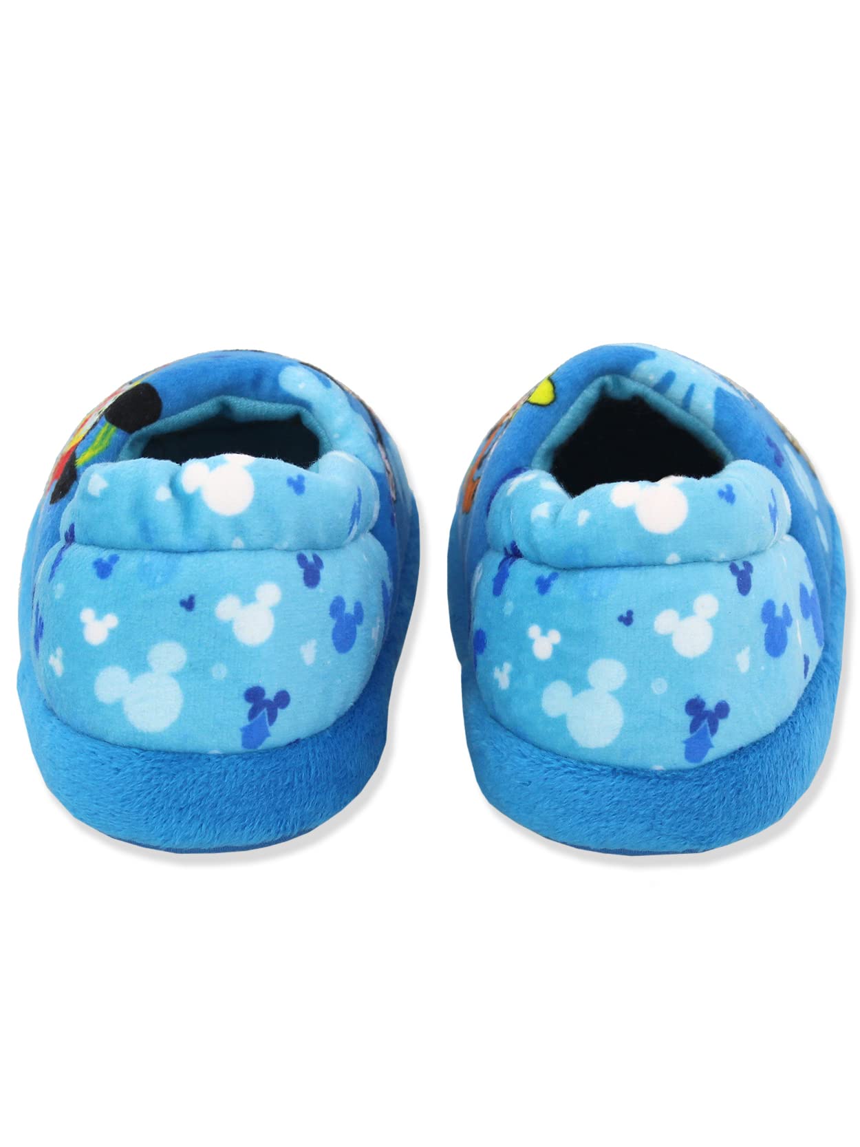 Mickey Mouse Toddler Boy's Plush A-Line Slippers with 3D Ears