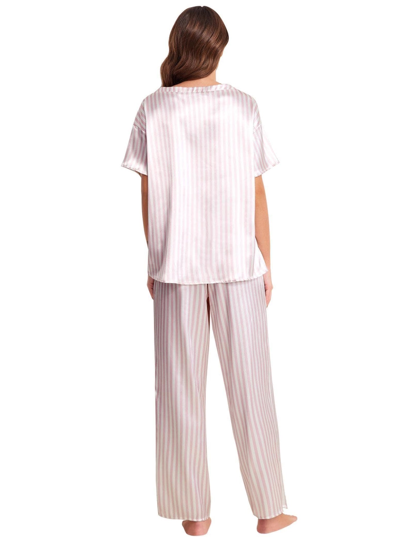 Ekouaer Silky Pajama Set