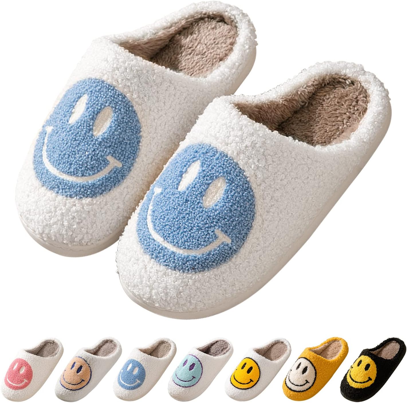 Women Smiley Face Slippers