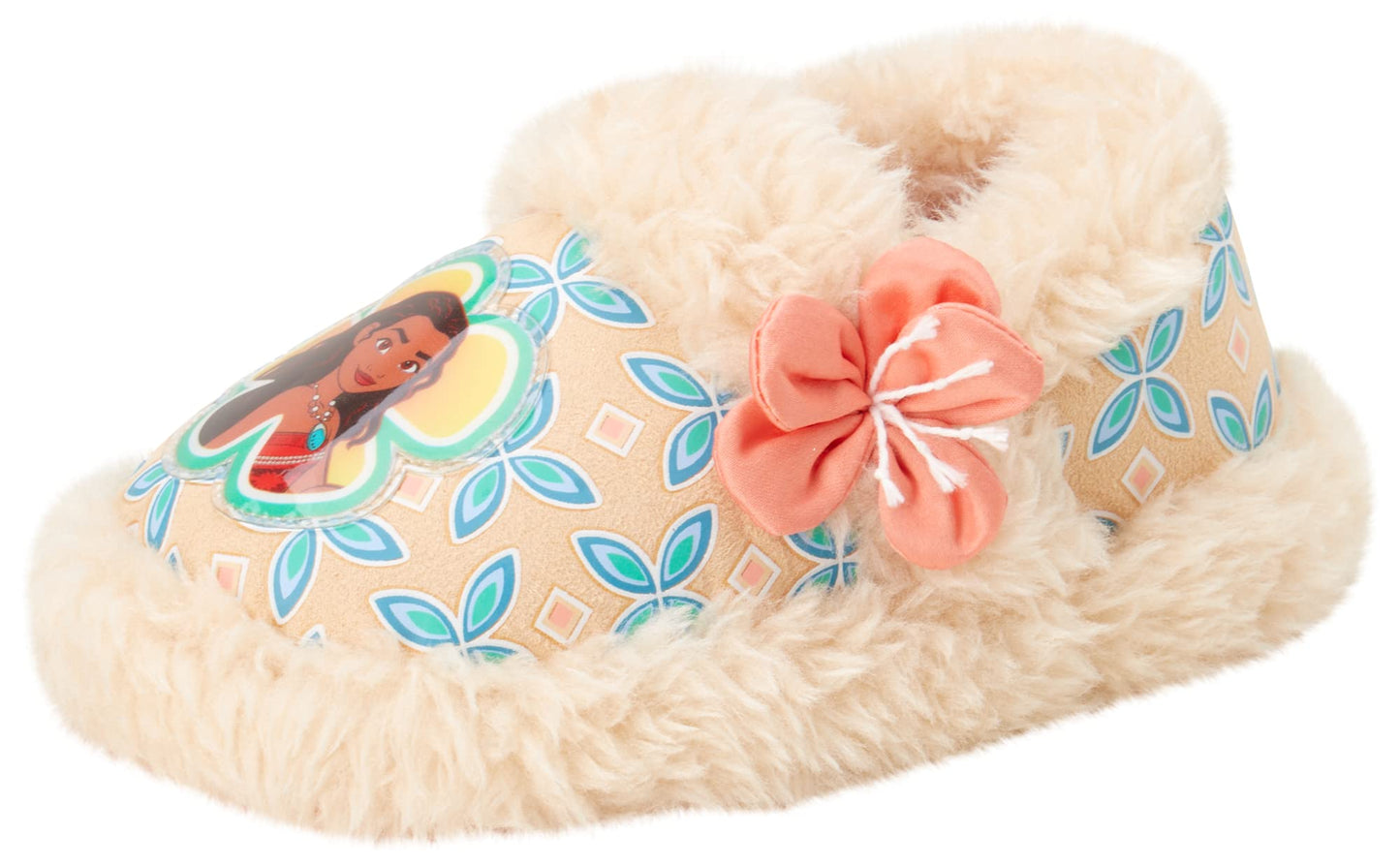 Princess Moana Plush Fuzzy Slippers (Toddler/Little Girl)