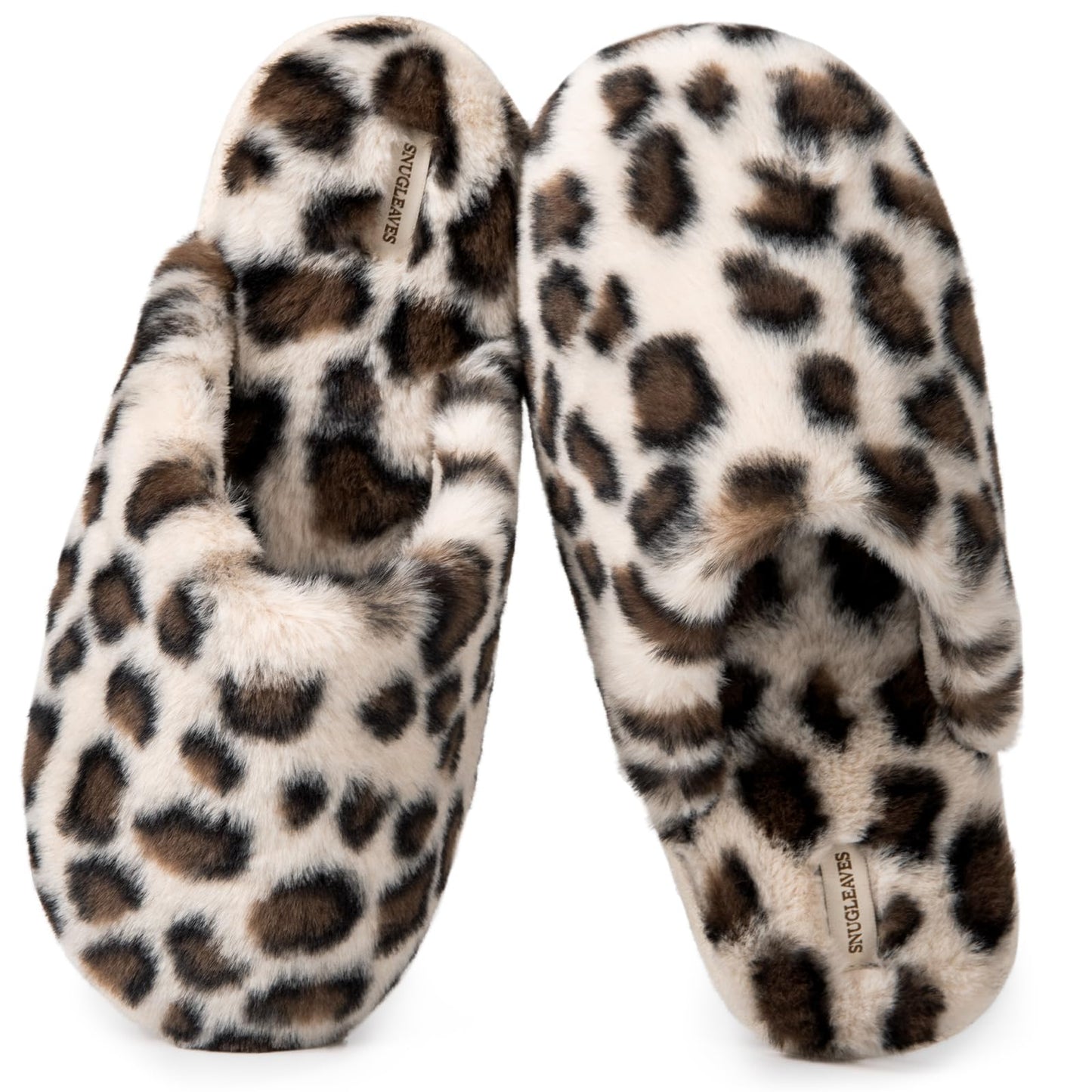 Snug Leaves Women's Fuzzy Scuff Slippers