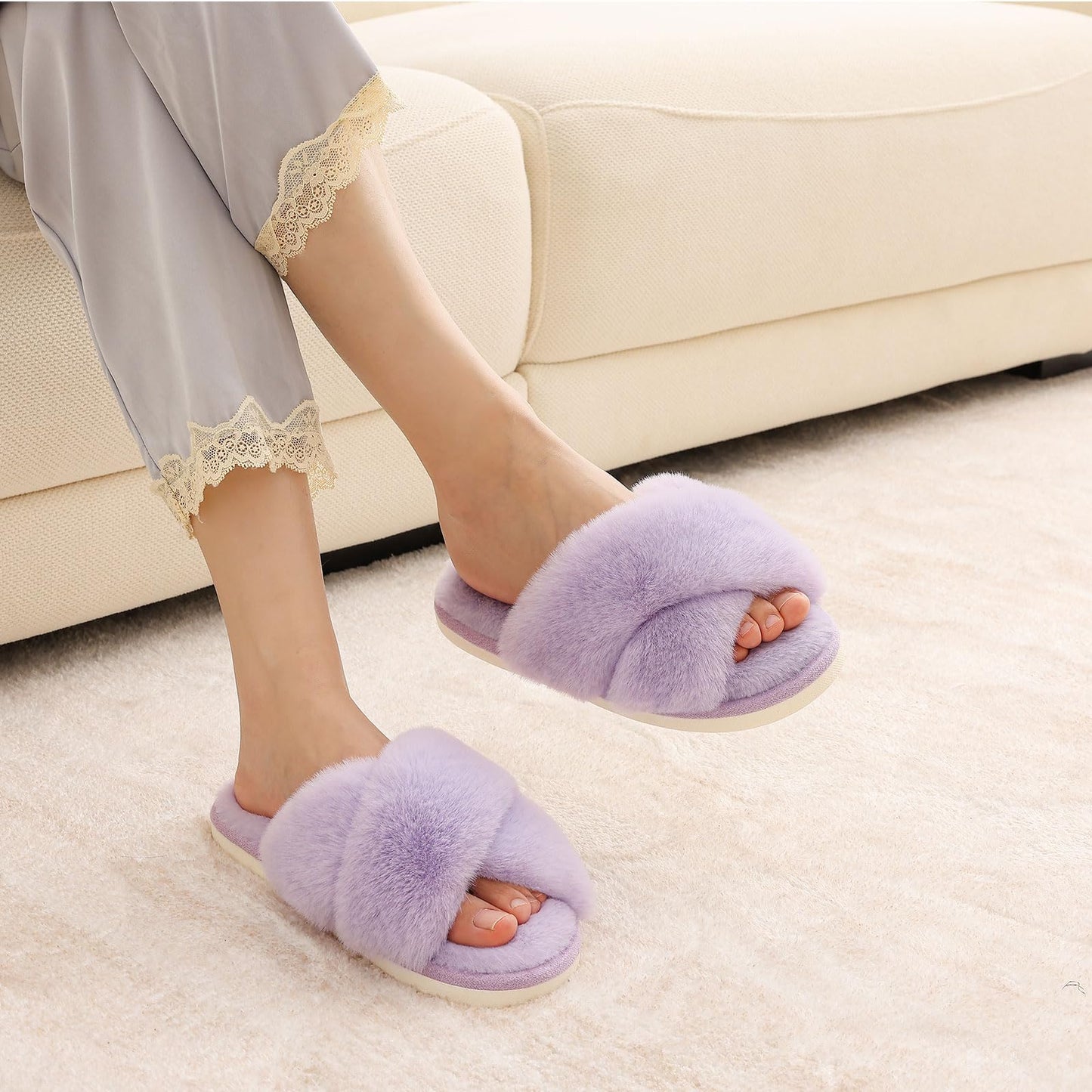 Evshine Fuzzy Slippers