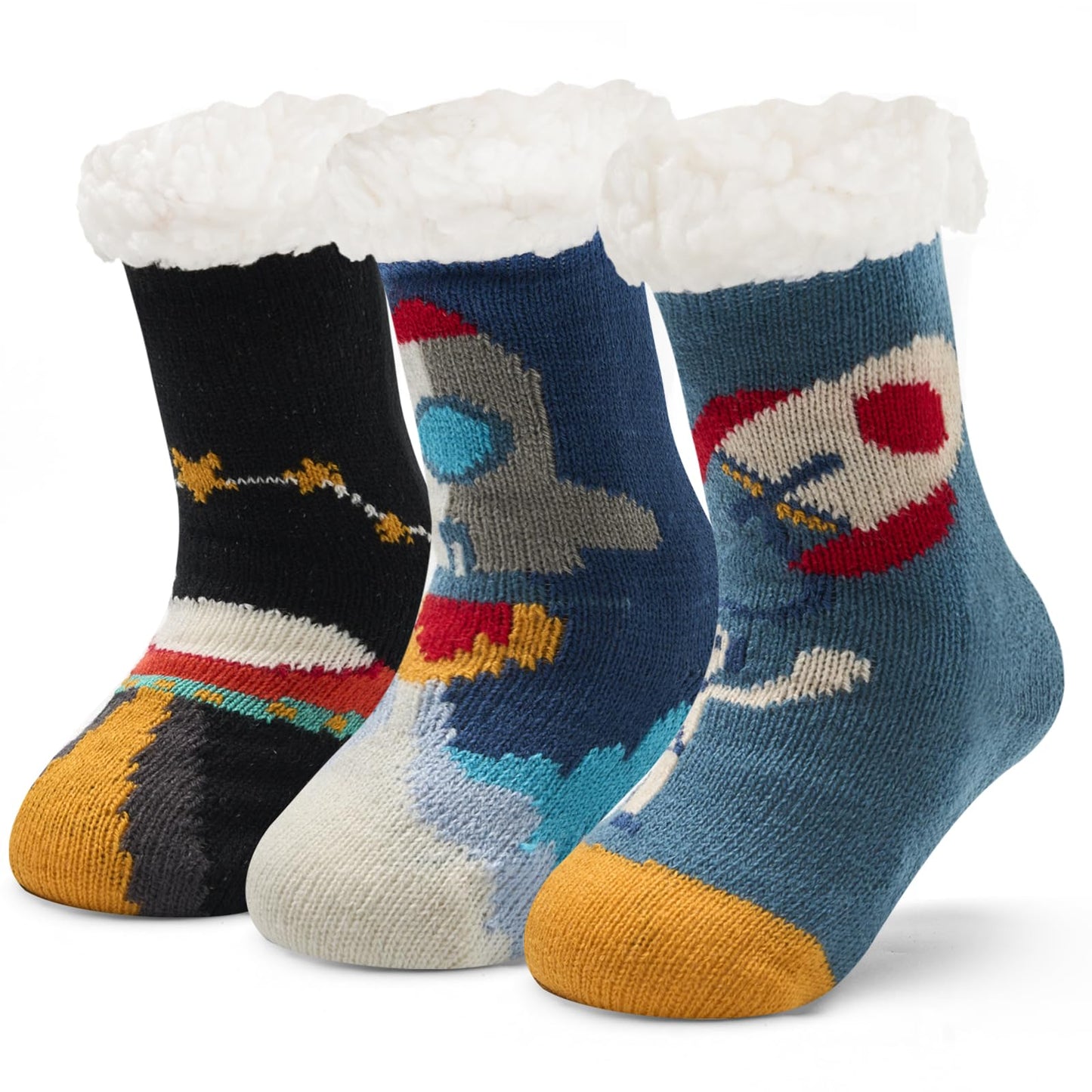 Moon Tree 3 Pack Fuzzy Socks