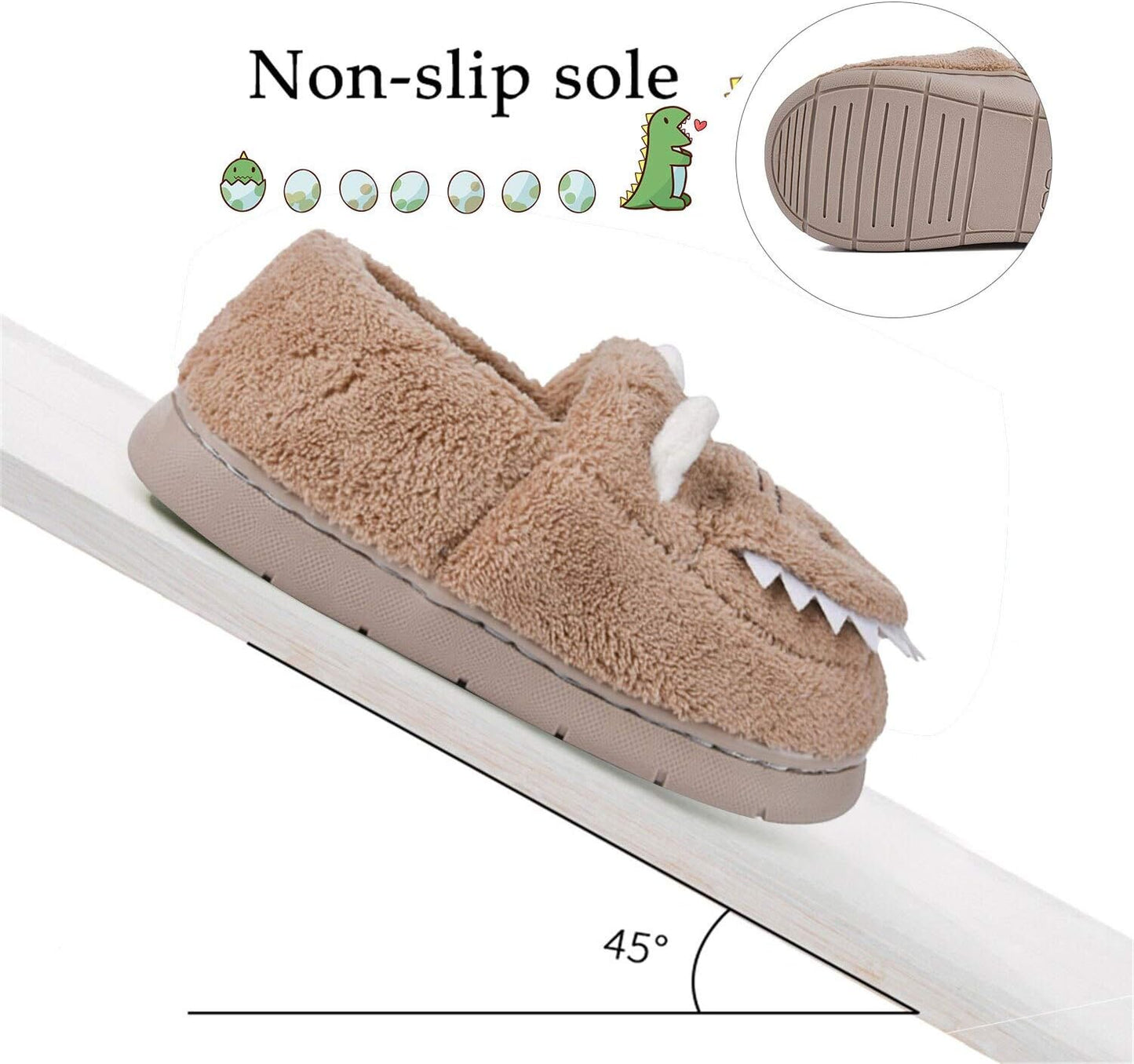 JACKSHIBO Toddler Home Slippers