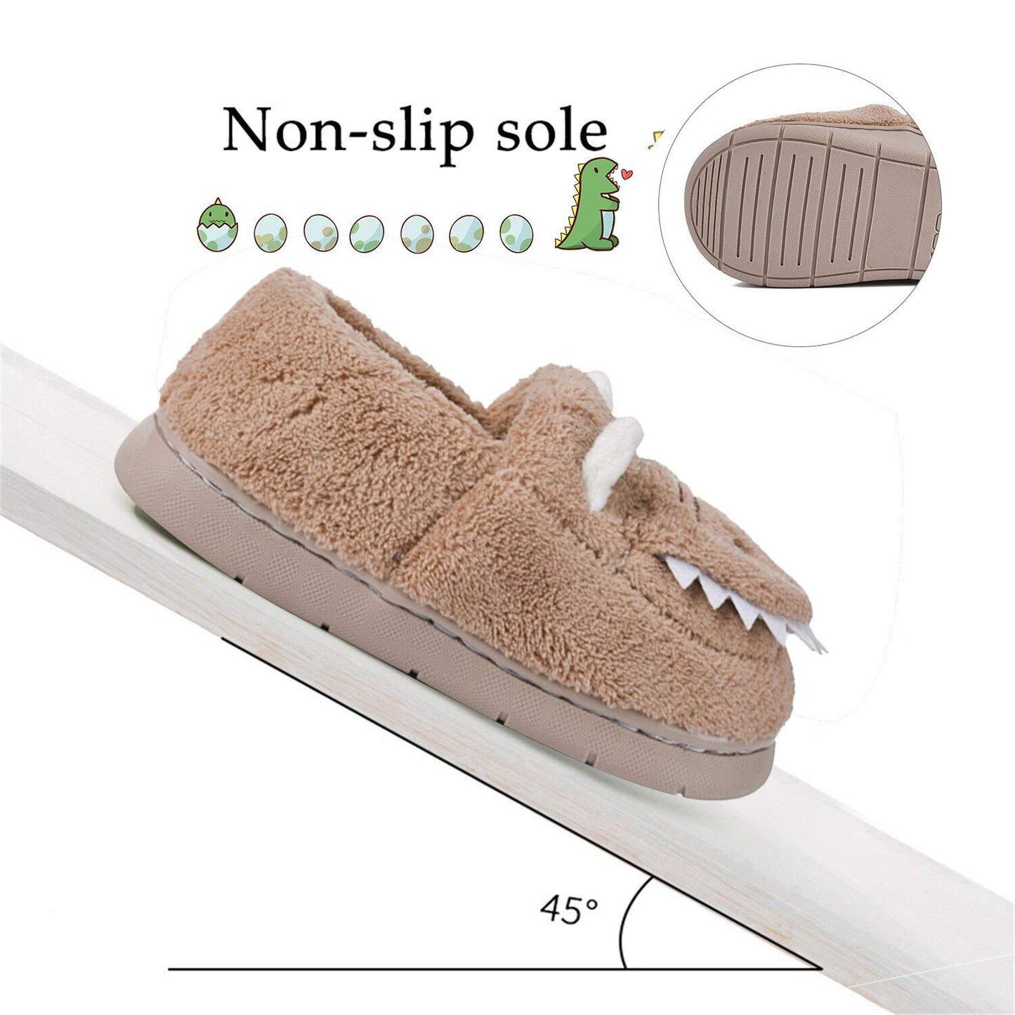 JACKSHIBO Toddler Home Slippers