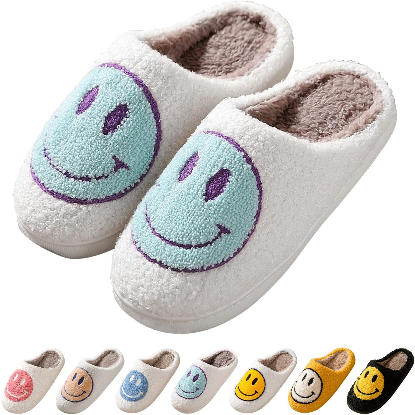 Women Smiley Face Slippers