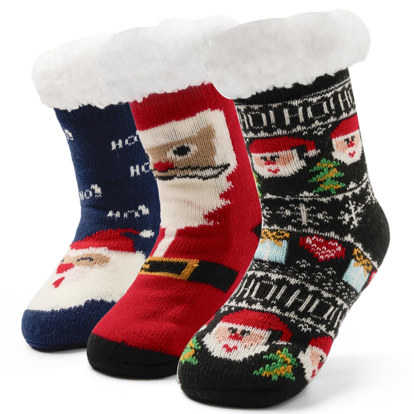 Moon Tree 3 Pack Fuzzy Socks