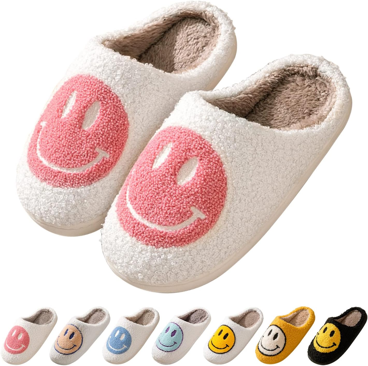 Women Smiley Face Slippers