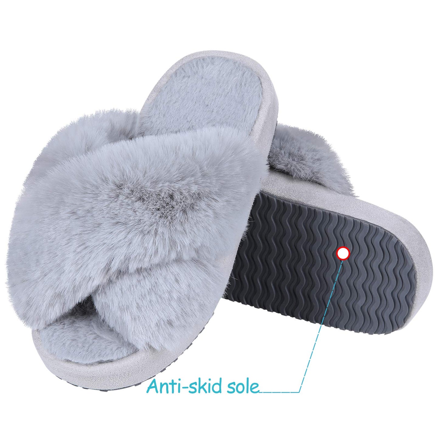 Kids Plush House Slippers