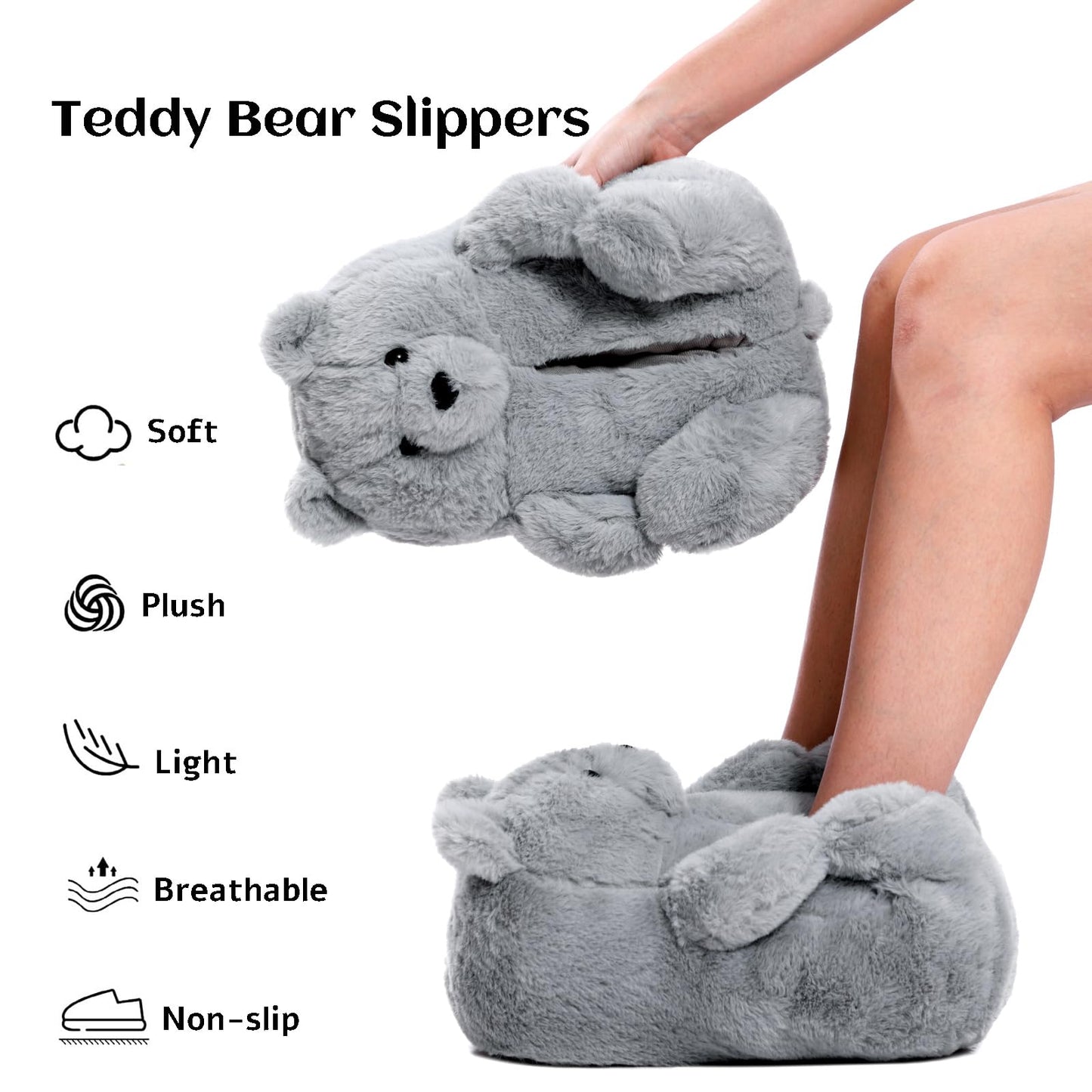 Teddy Bear Slippers