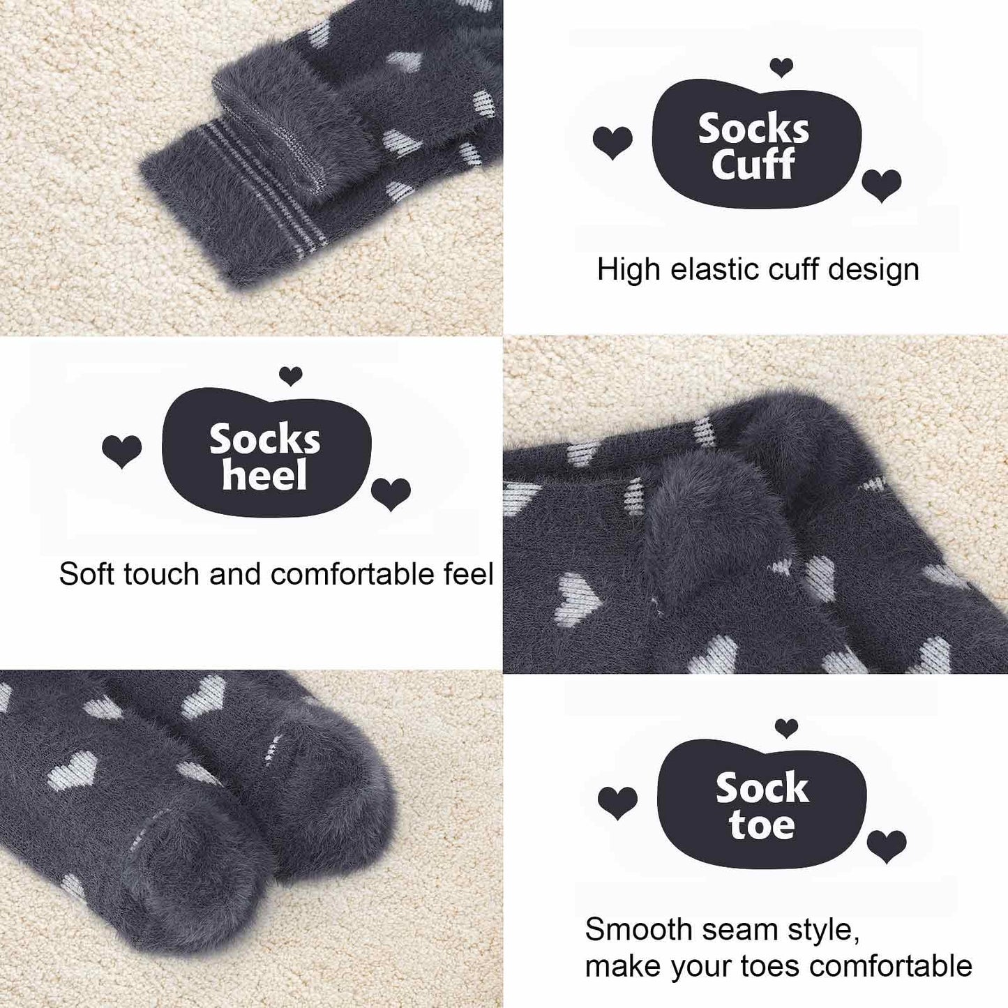 SISOSOCK Fuzzy Socks