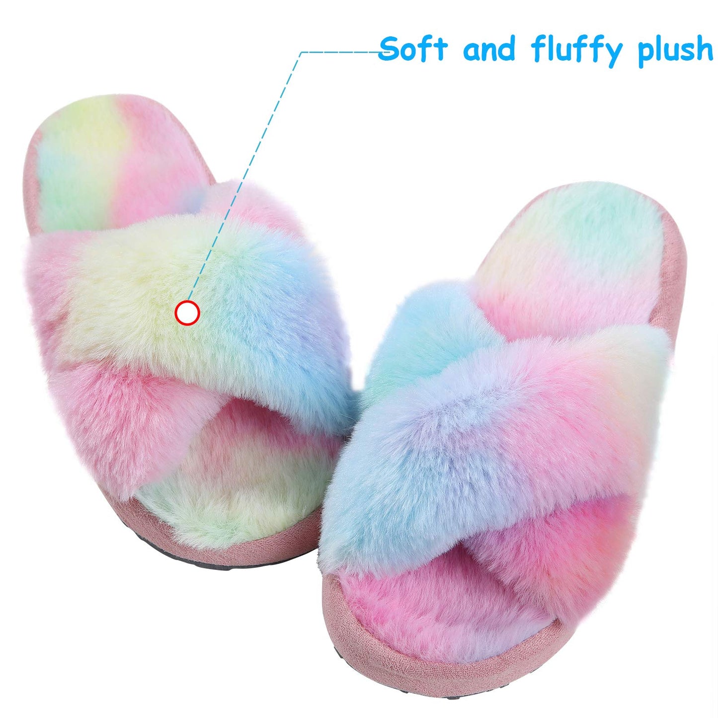 Kids Plush House Slippers