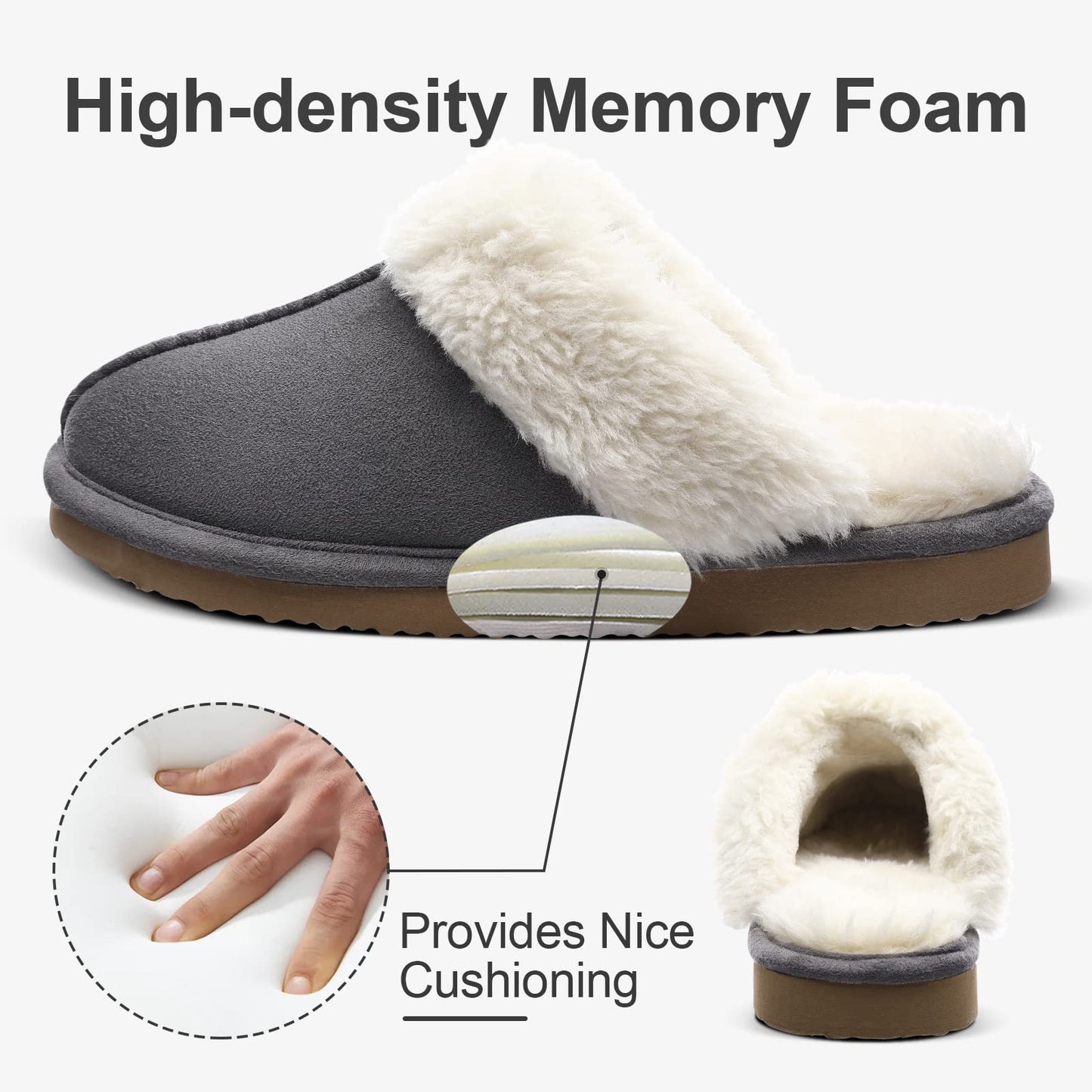 Litfun Memory Foam Slippers