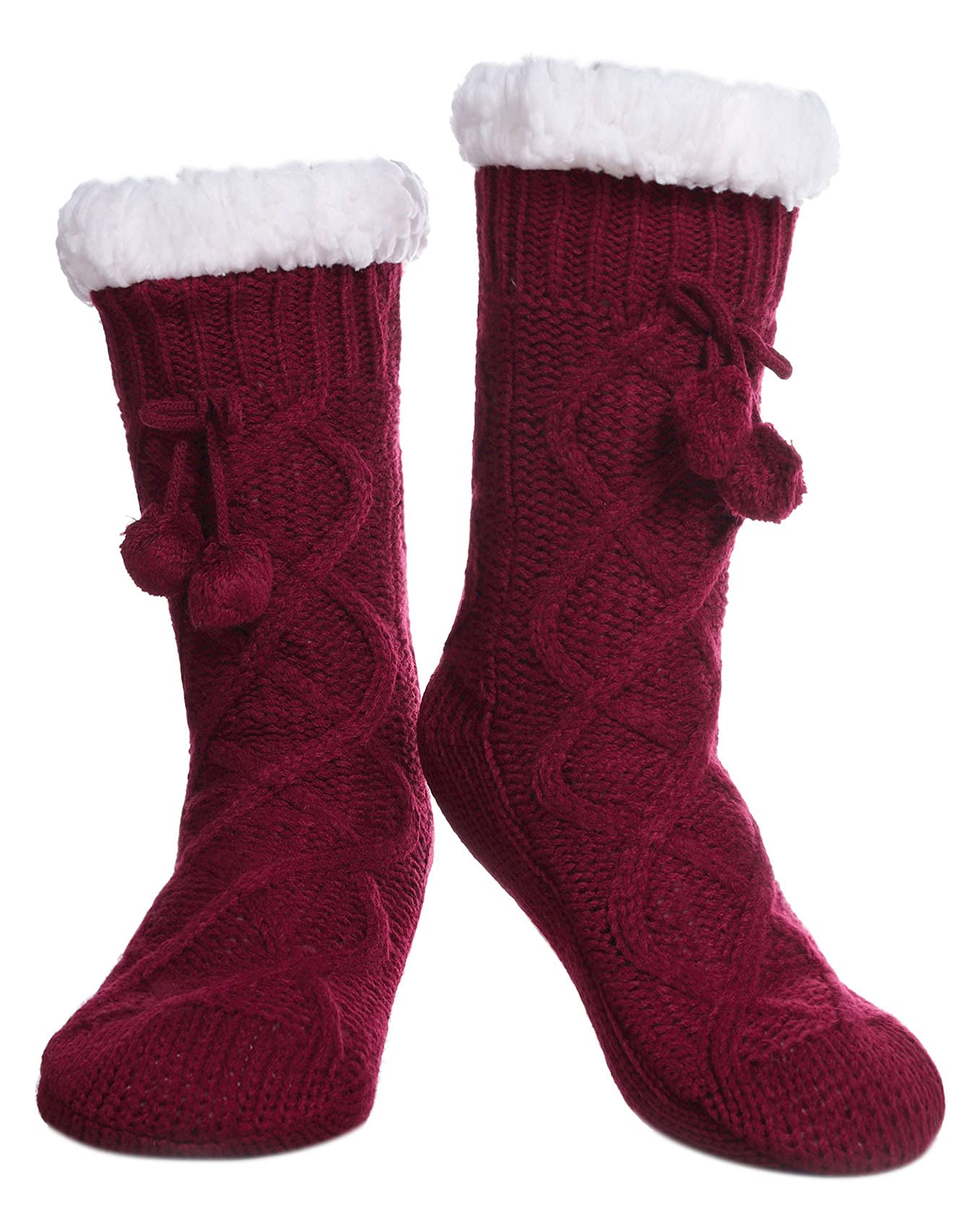 Yebing Warm Non Slip Slipper Socks