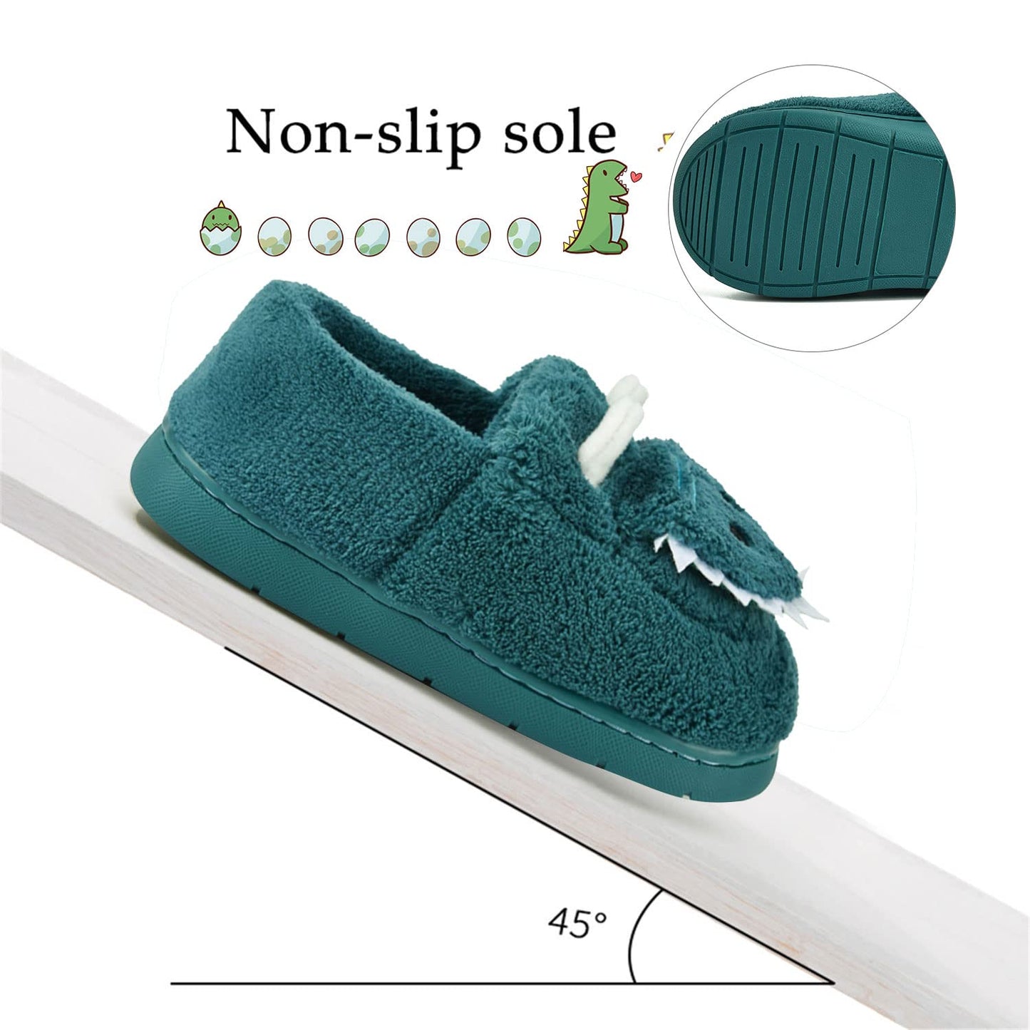 JACKSHIBO Toddler Home Slippers