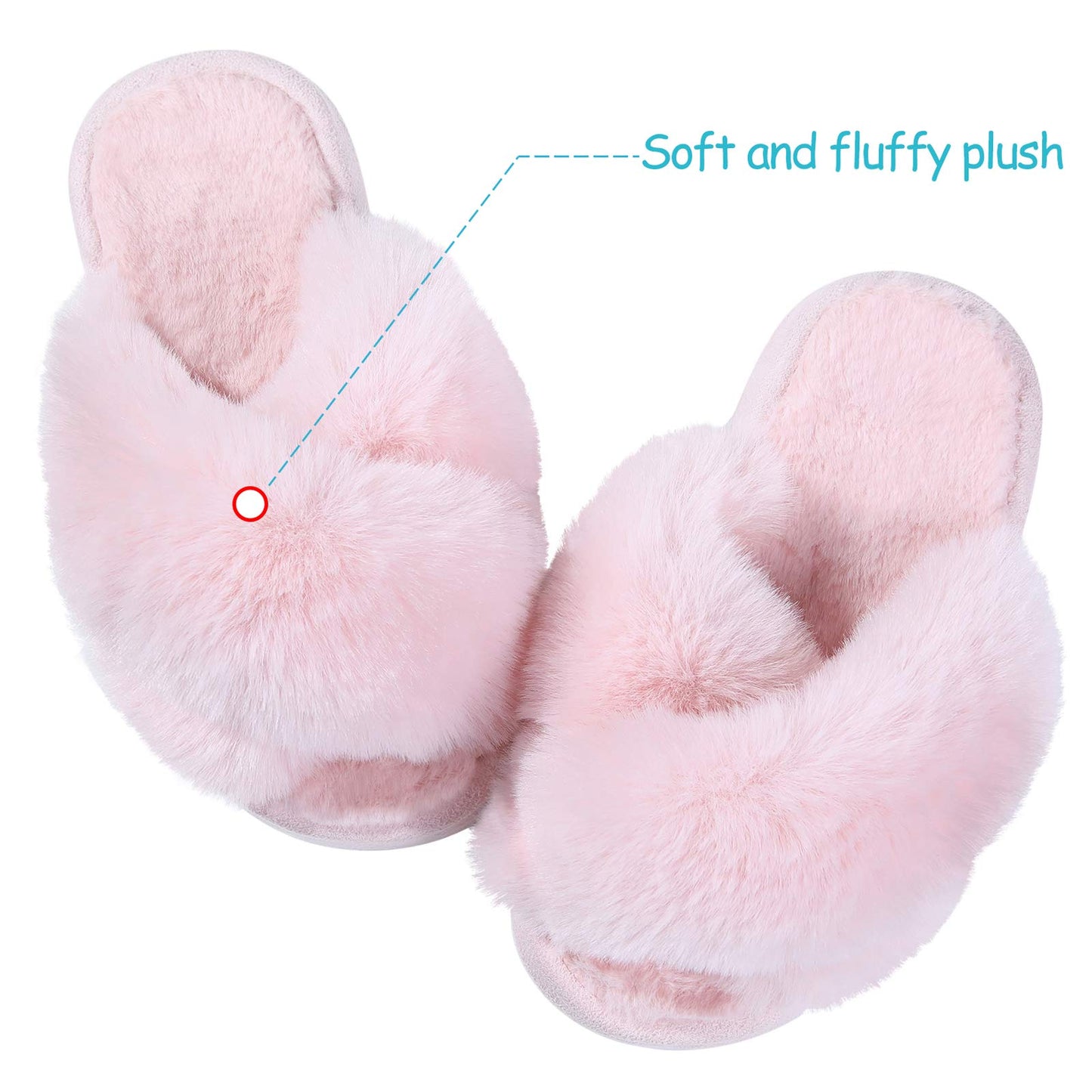 Kids Plush House Slippers