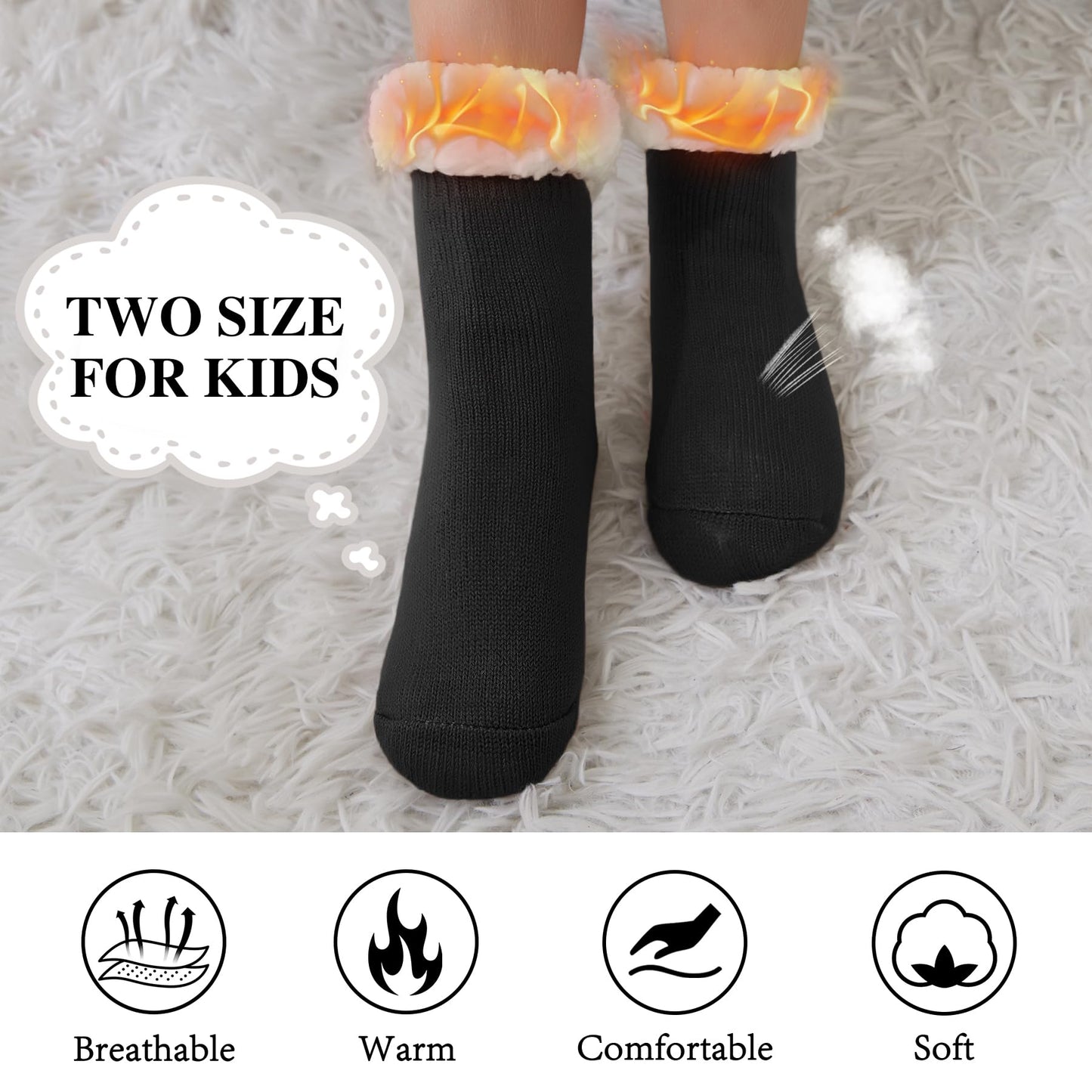 KFUBUO Kids Slipper Socks