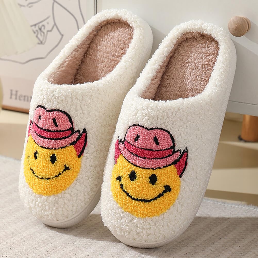 Kid's Smiley Face Slippers