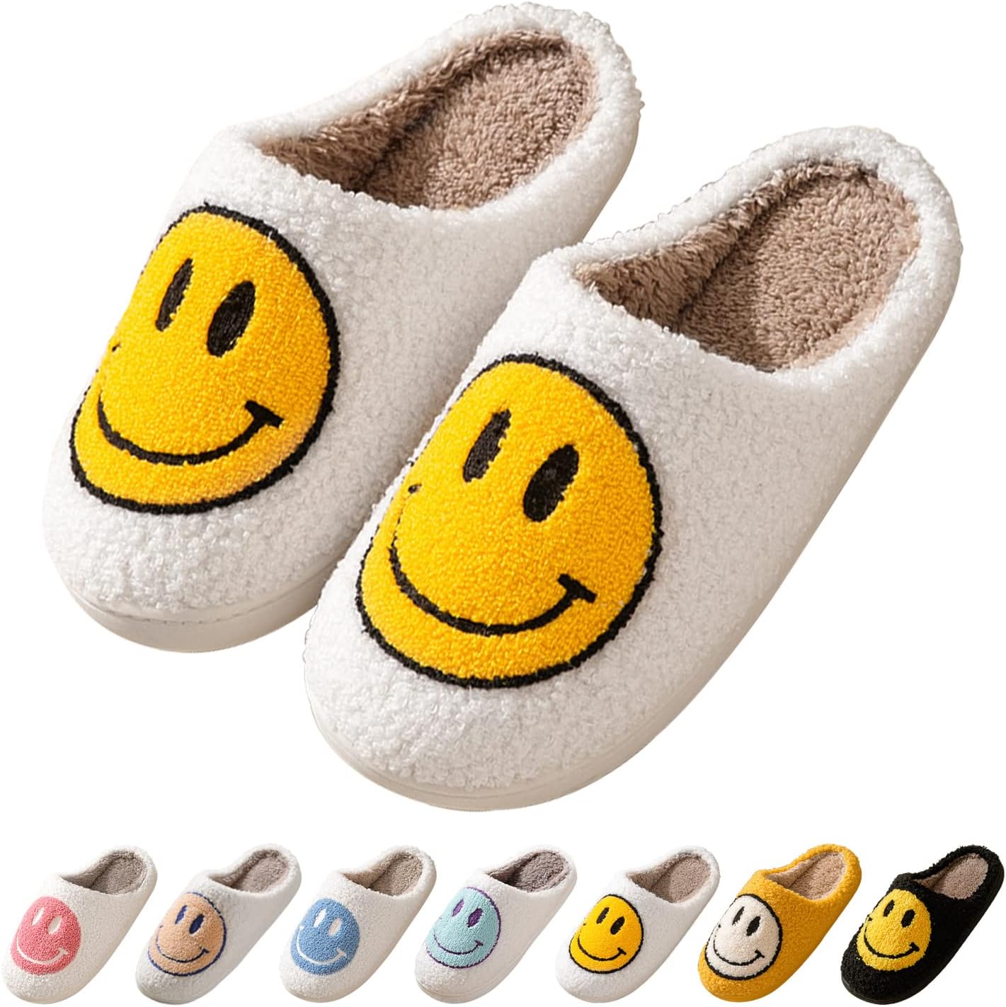 Women Smiley Face Slippers