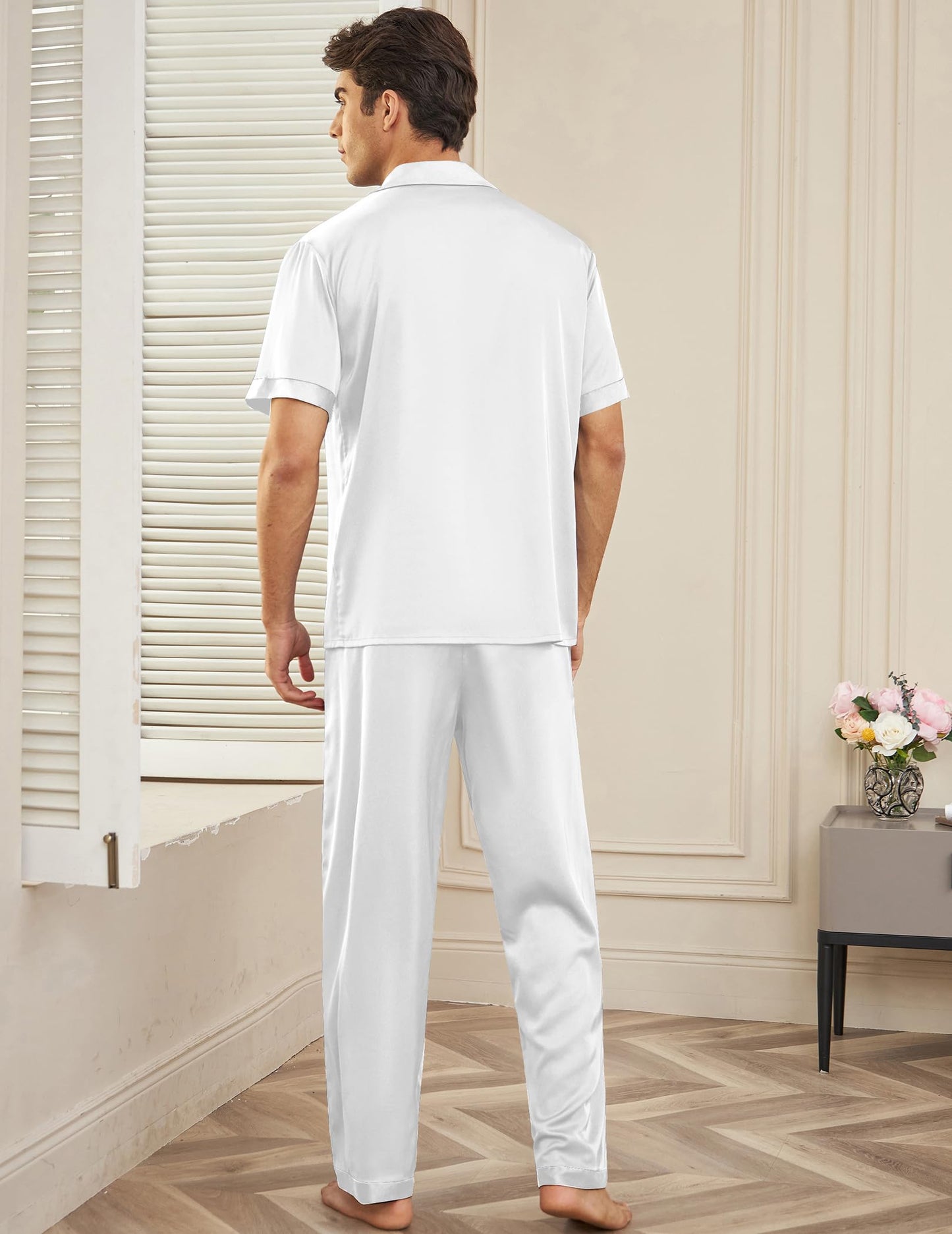 Ekouaer 2 Piece Button Down Sleepwear