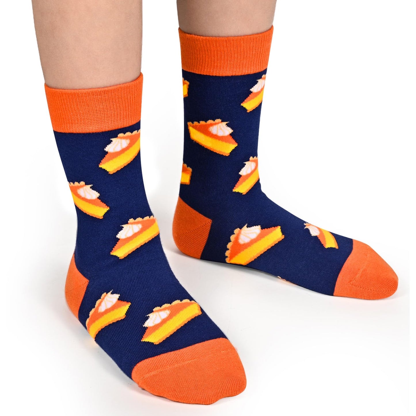 Kids Novelty Crew Socks 4-6 Pack + Gift Box