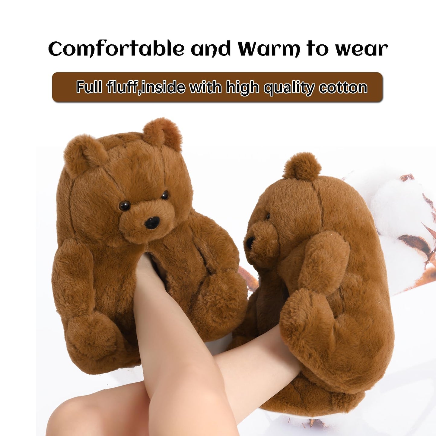 Teddy Bear Slippers