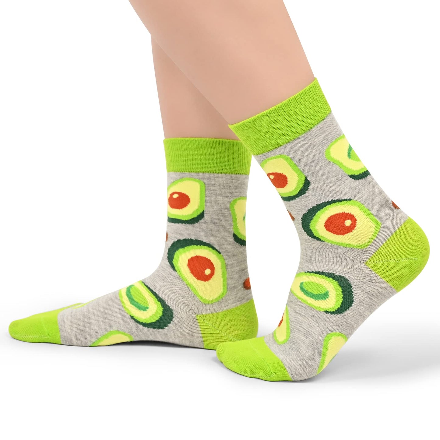 Kids Novelty Crew Socks 4-6 Pack + Gift Box