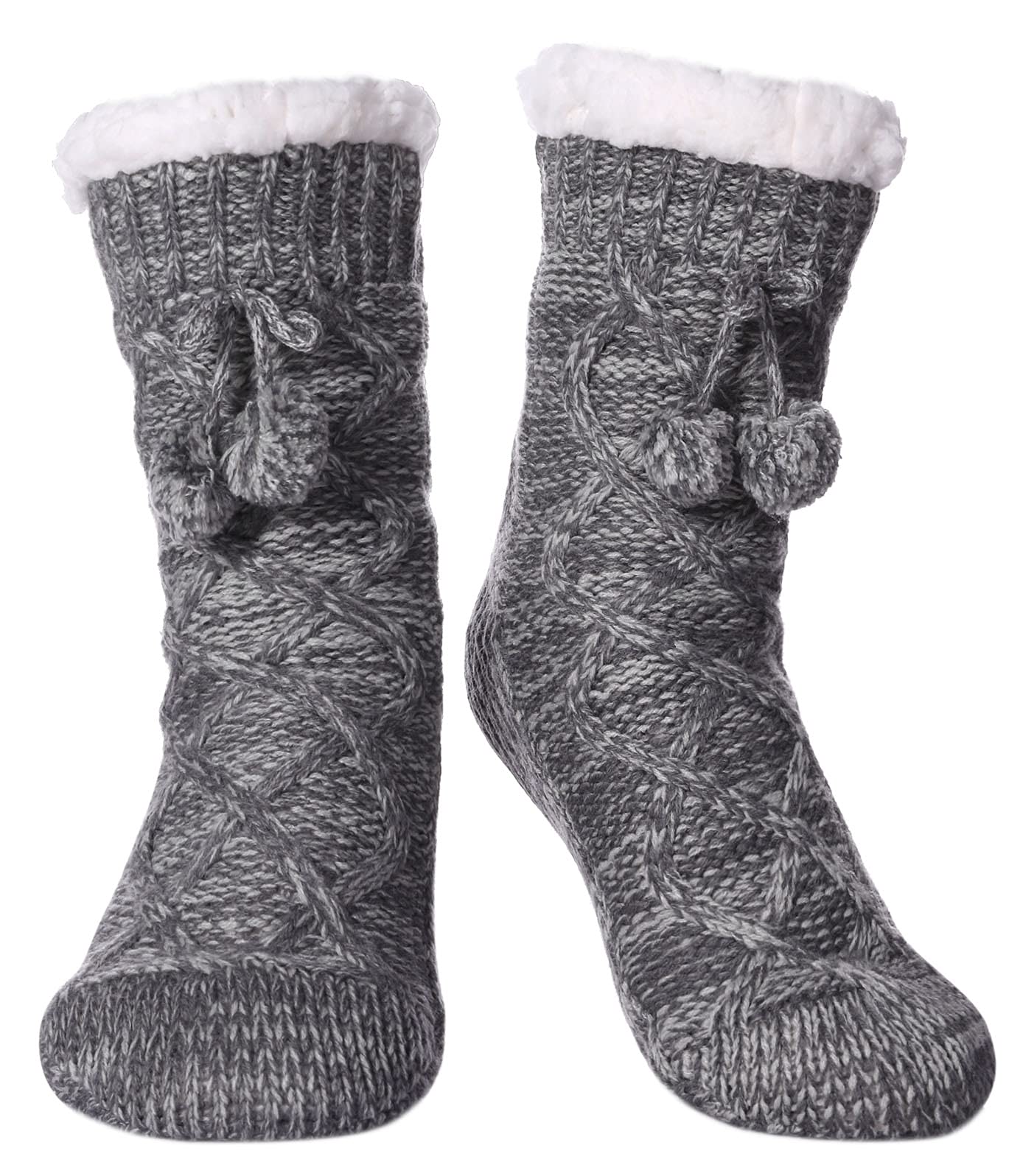 Yebing Warm Non Slip Slipper Socks