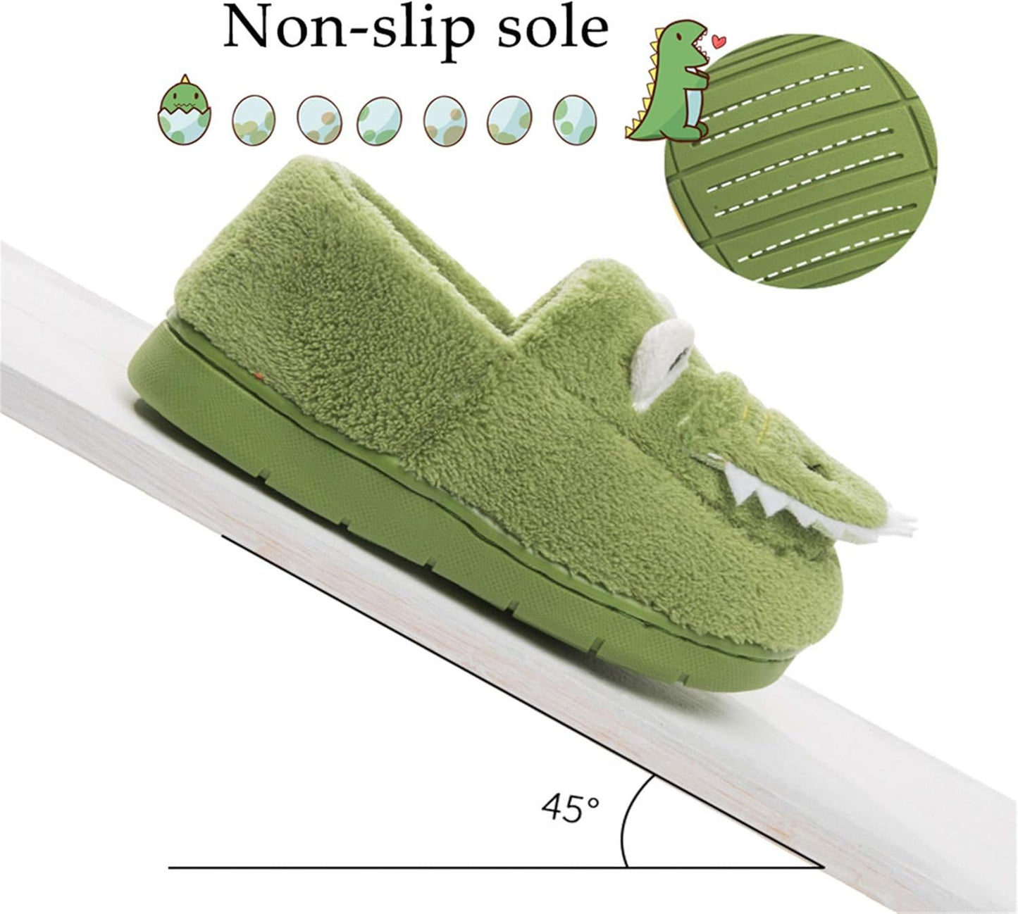 JACKSHIBO Toddler Home Slippers