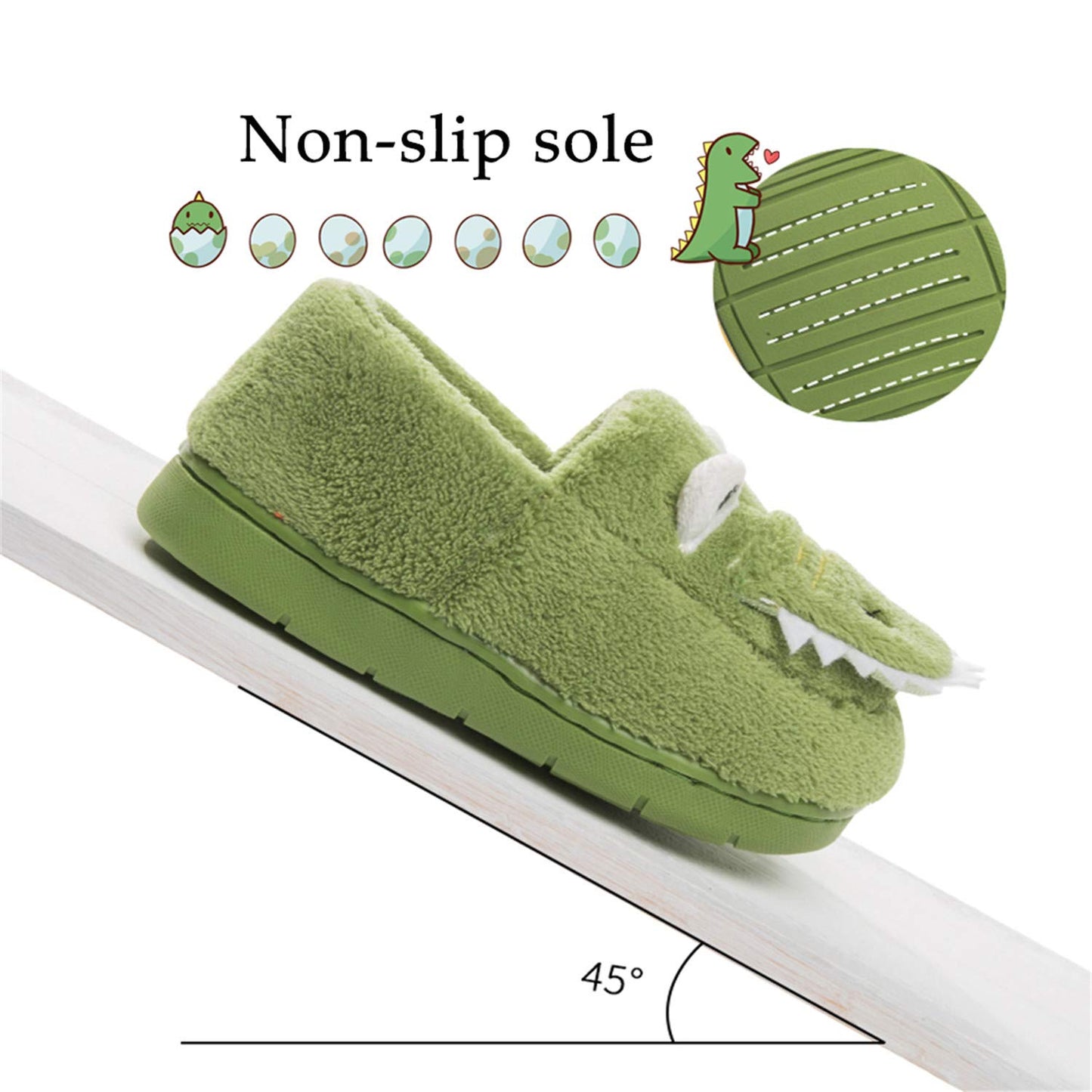 JACKSHIBO Toddler Home Slippers