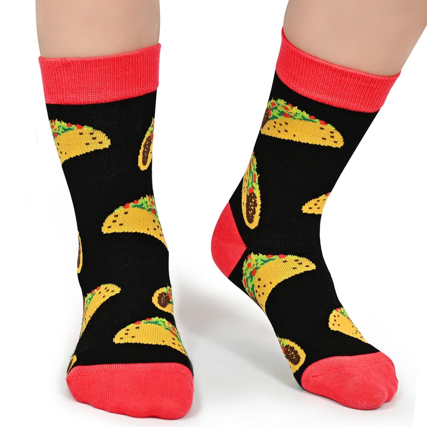 Kids Novelty Crew Socks 4-6 Pack + Gift Box