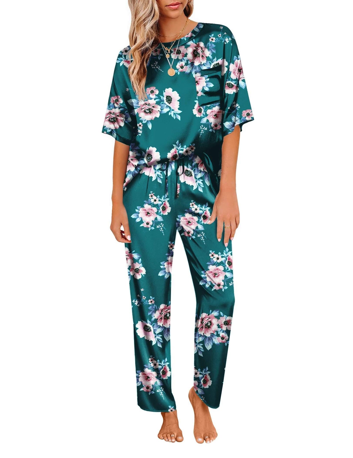 Ekouaer Silky Pajama Set