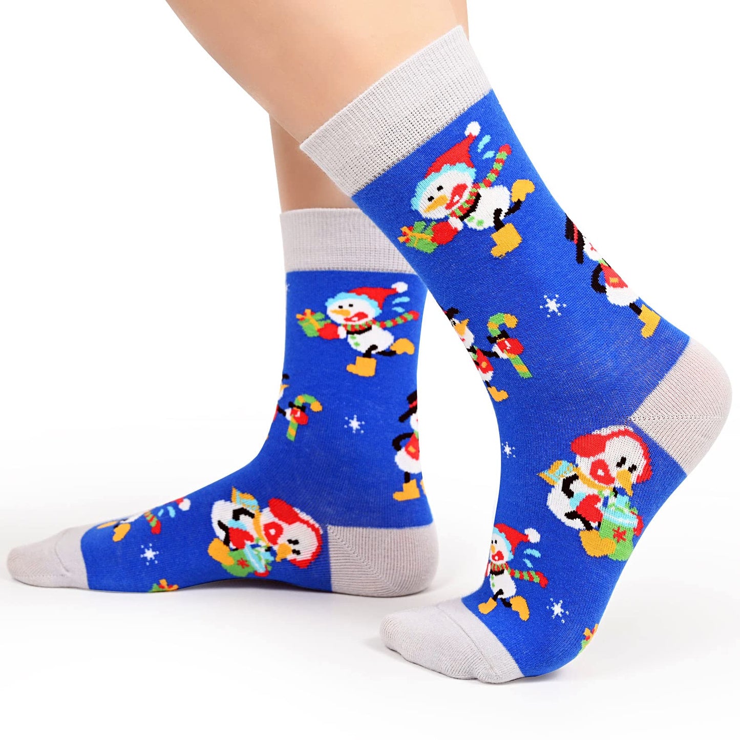 Kids Novelty Crew Socks 4-6 Pack + Gift Box