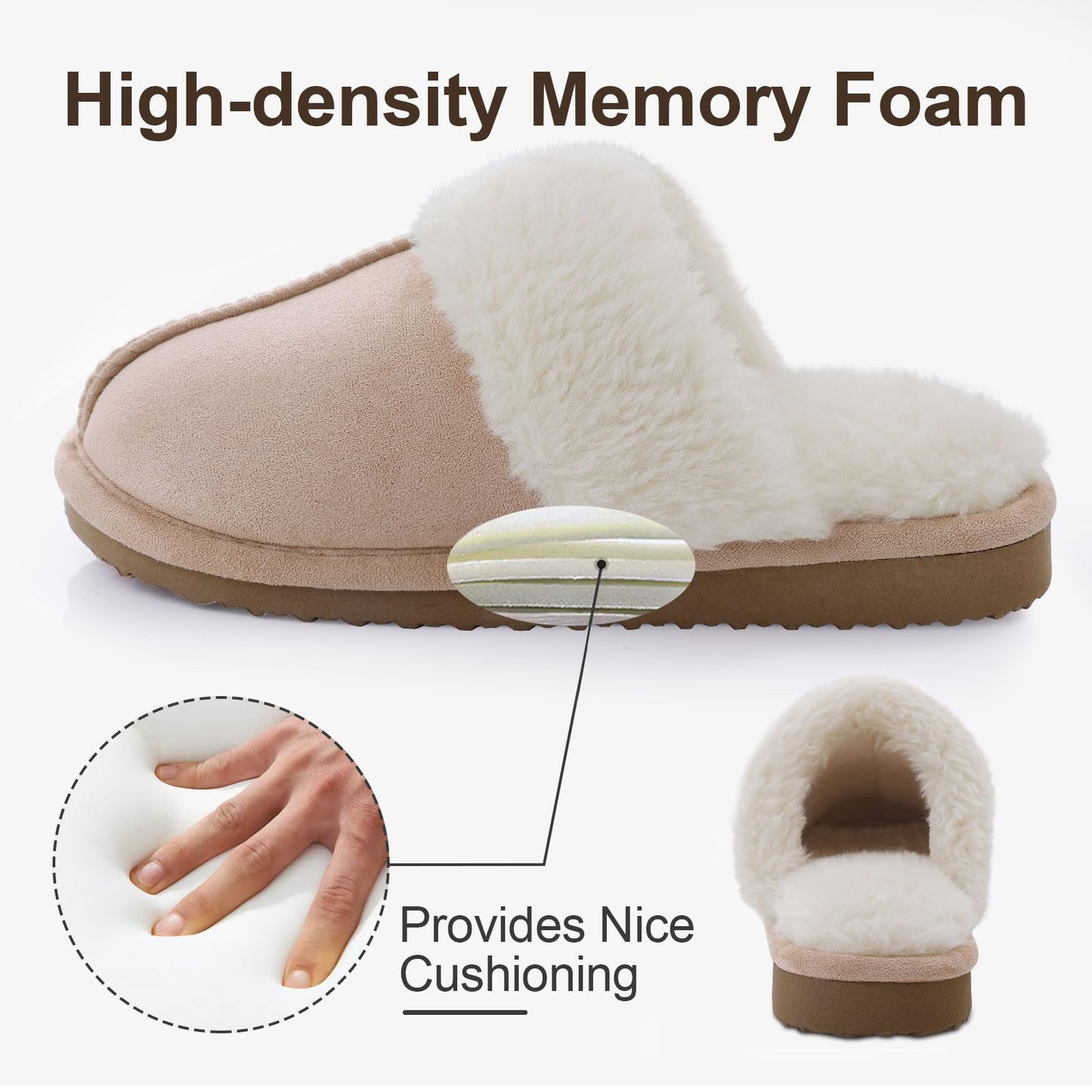 Litfun Memory Foam Slippers