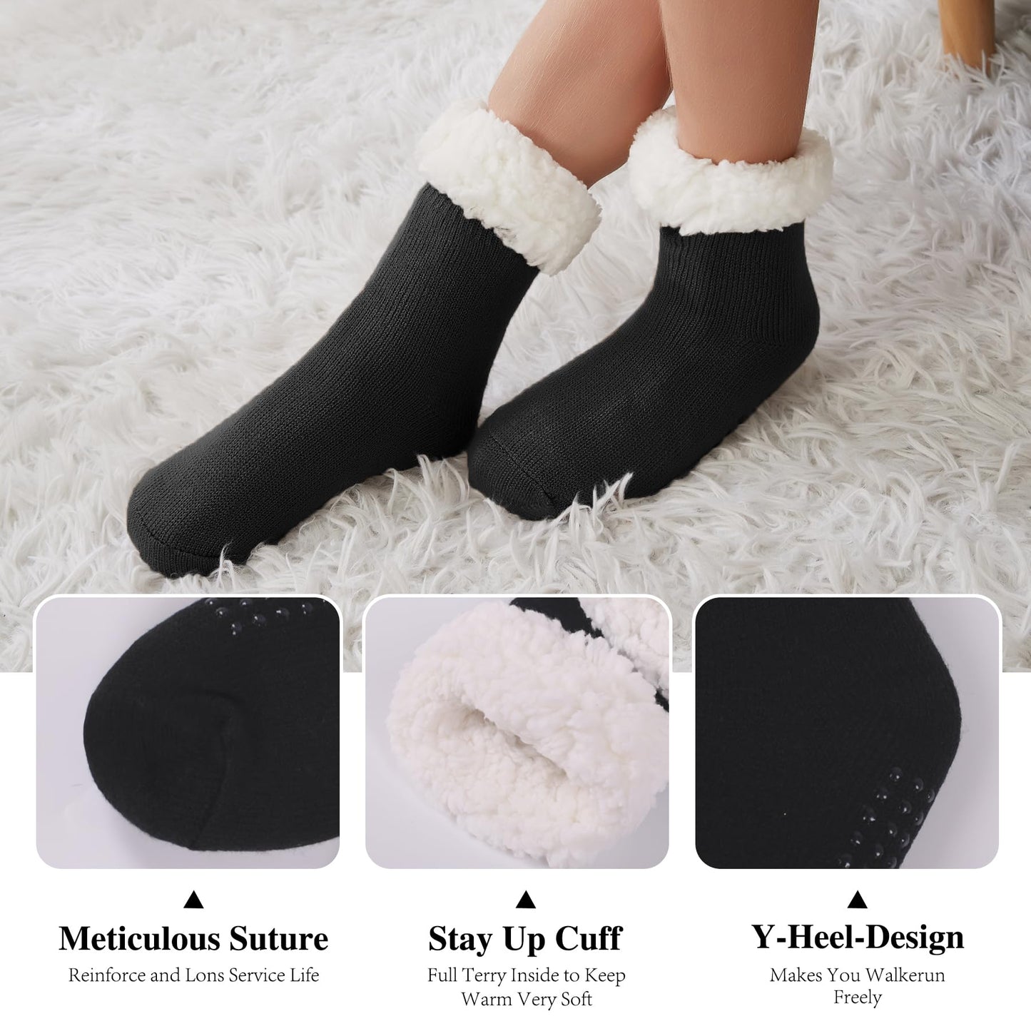 KFUBUO Kids Slipper Socks