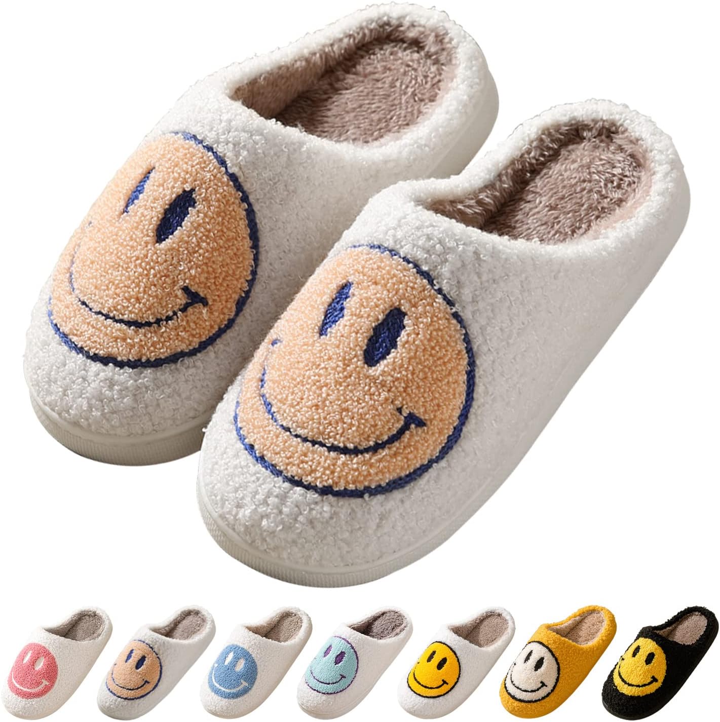 Women Smiley Face Slippers