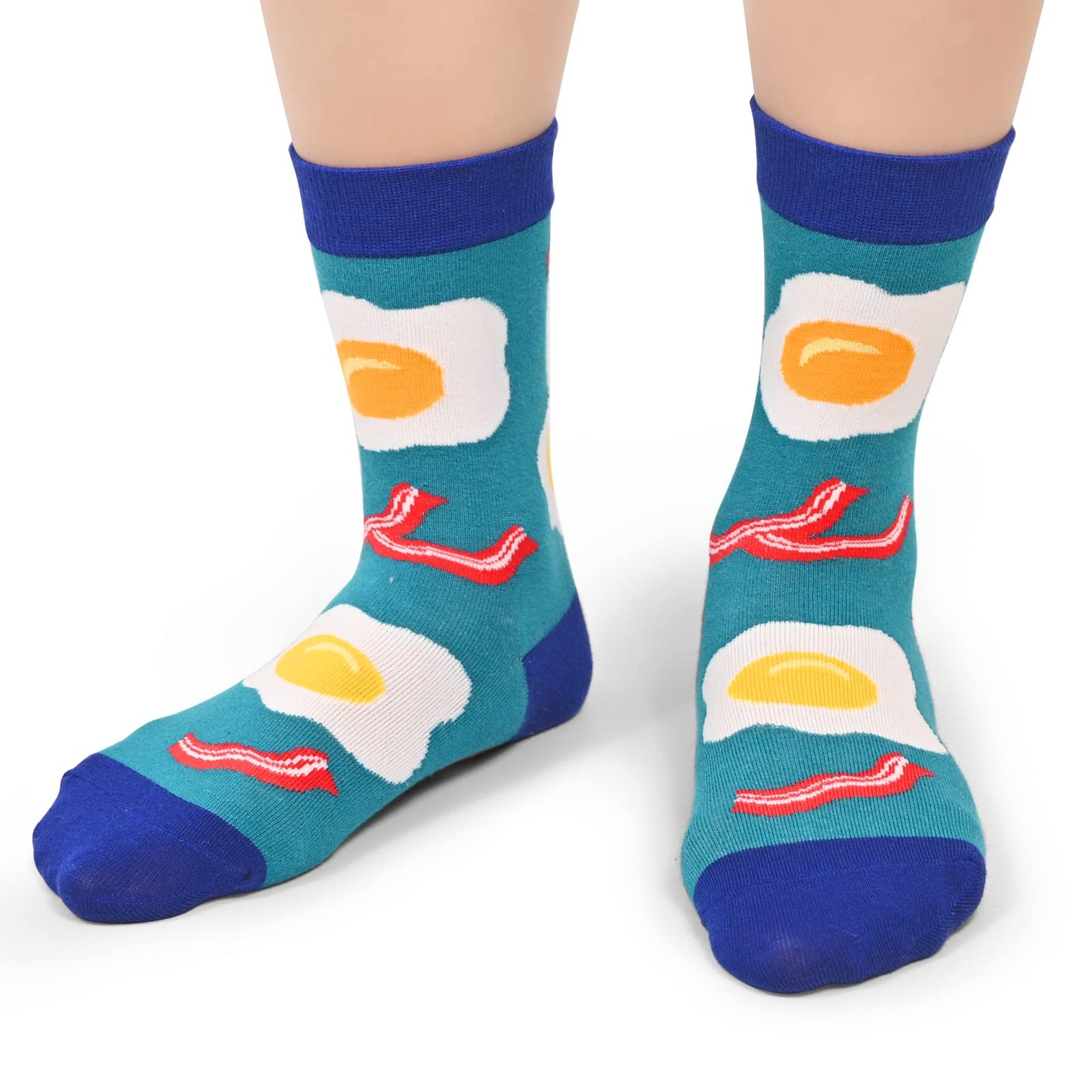 Kids Novelty Crew Socks 4-6 Pack + Gift Box