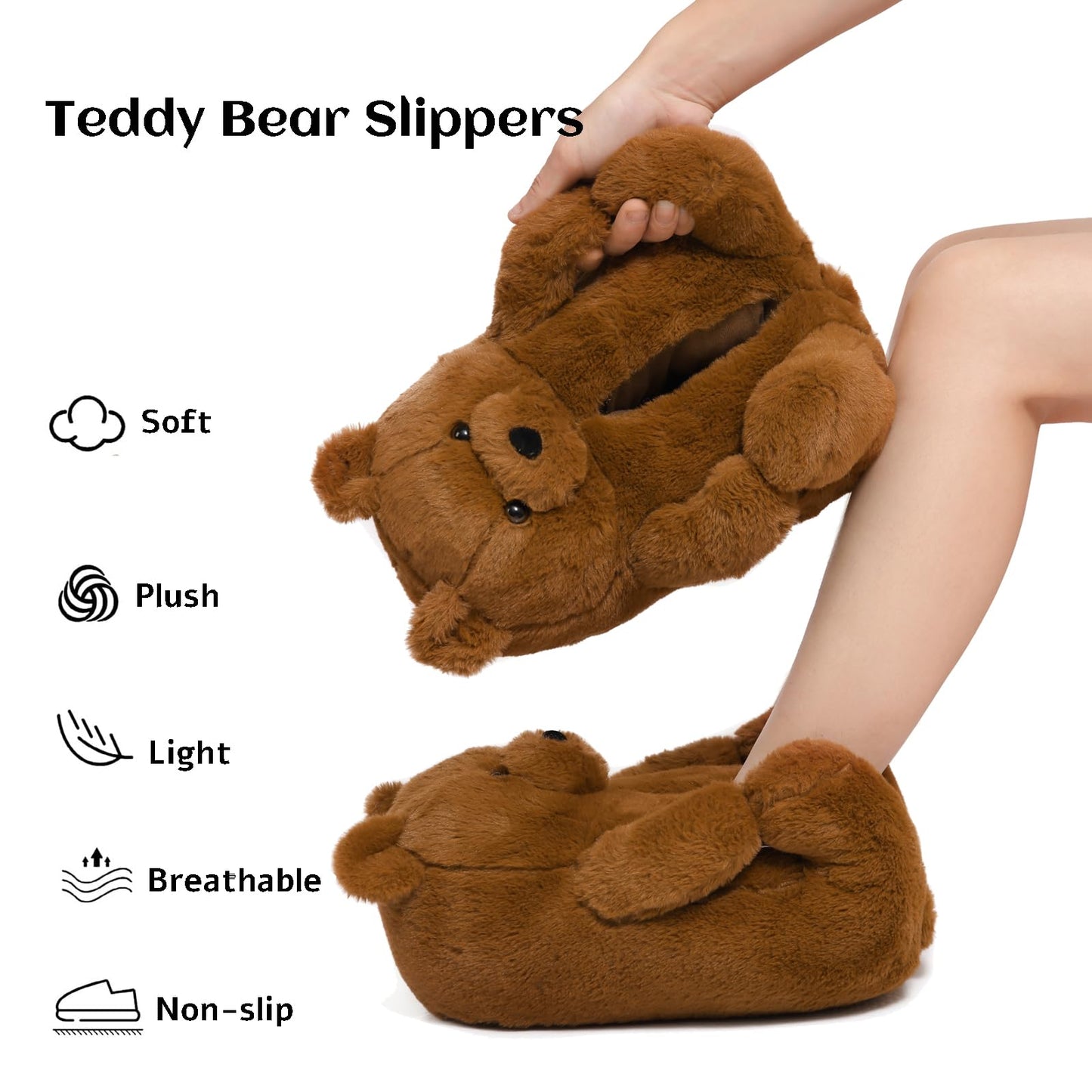 Teddy Bear Slippers